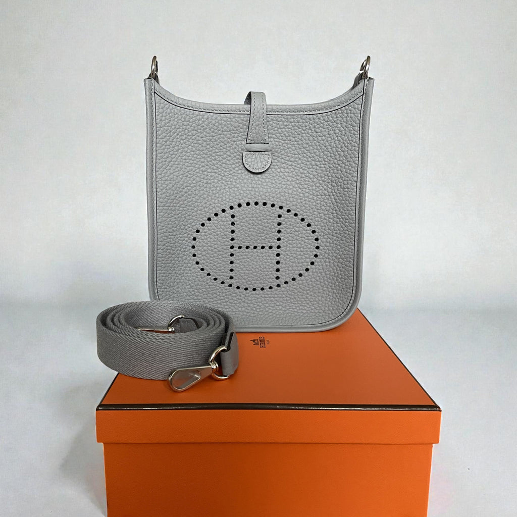 Hermès Mini Evelyne 16 TPM Crossbody Bag In Taurillon Clemence Leather
