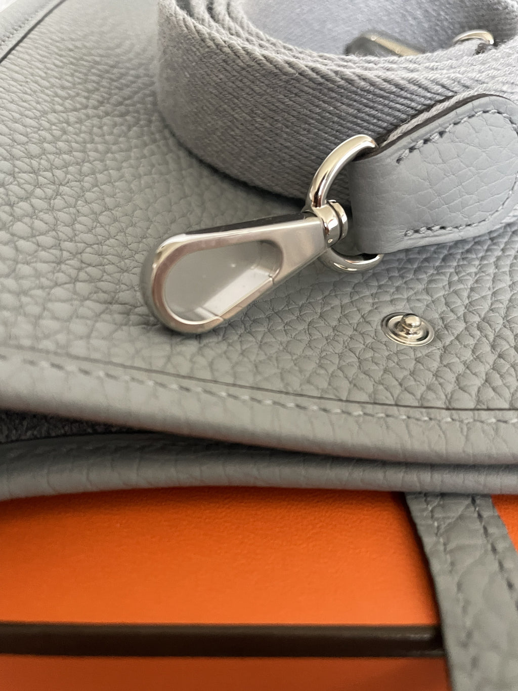 Hermès Mini Evelyne 16 TPM Crossbody Bag In Taurillon Clemence Leather