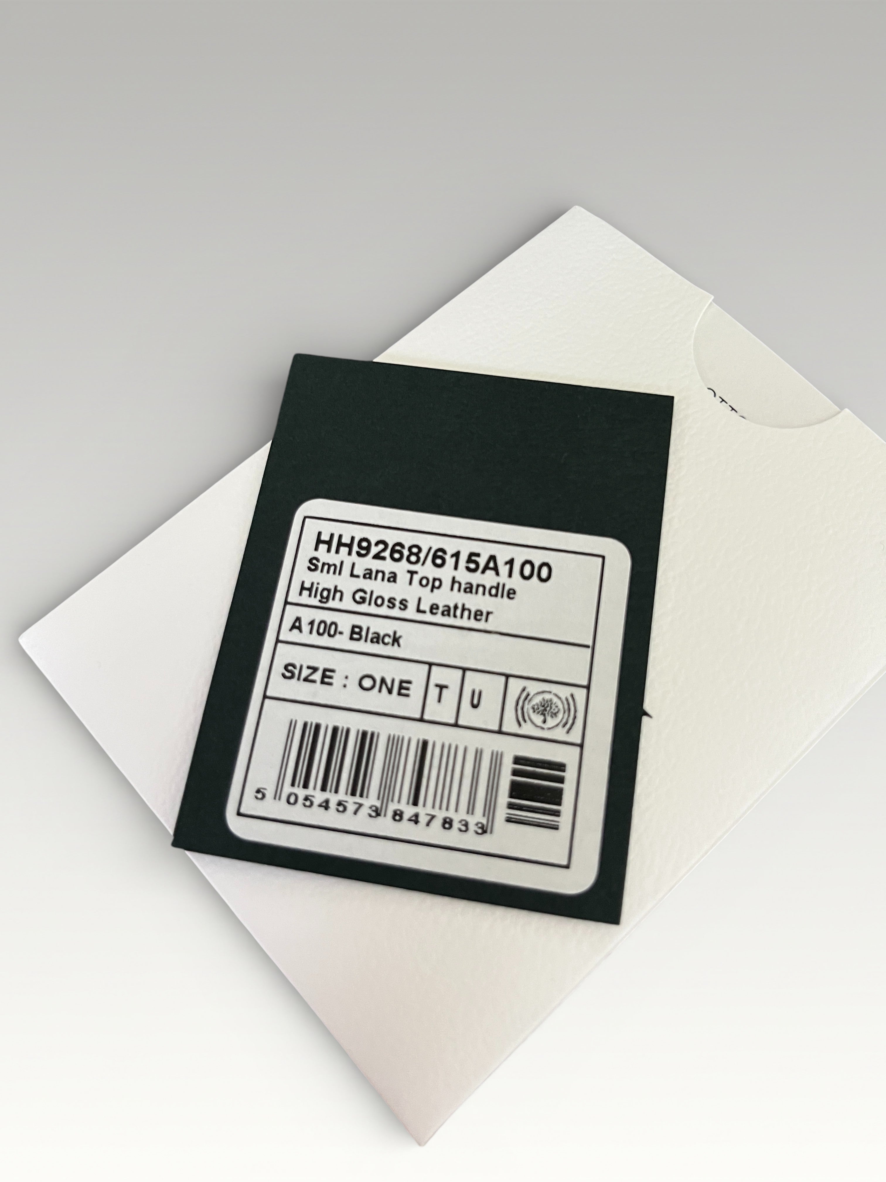 Mulberry Lana Small Top Handle Bag Black Smooth Leather