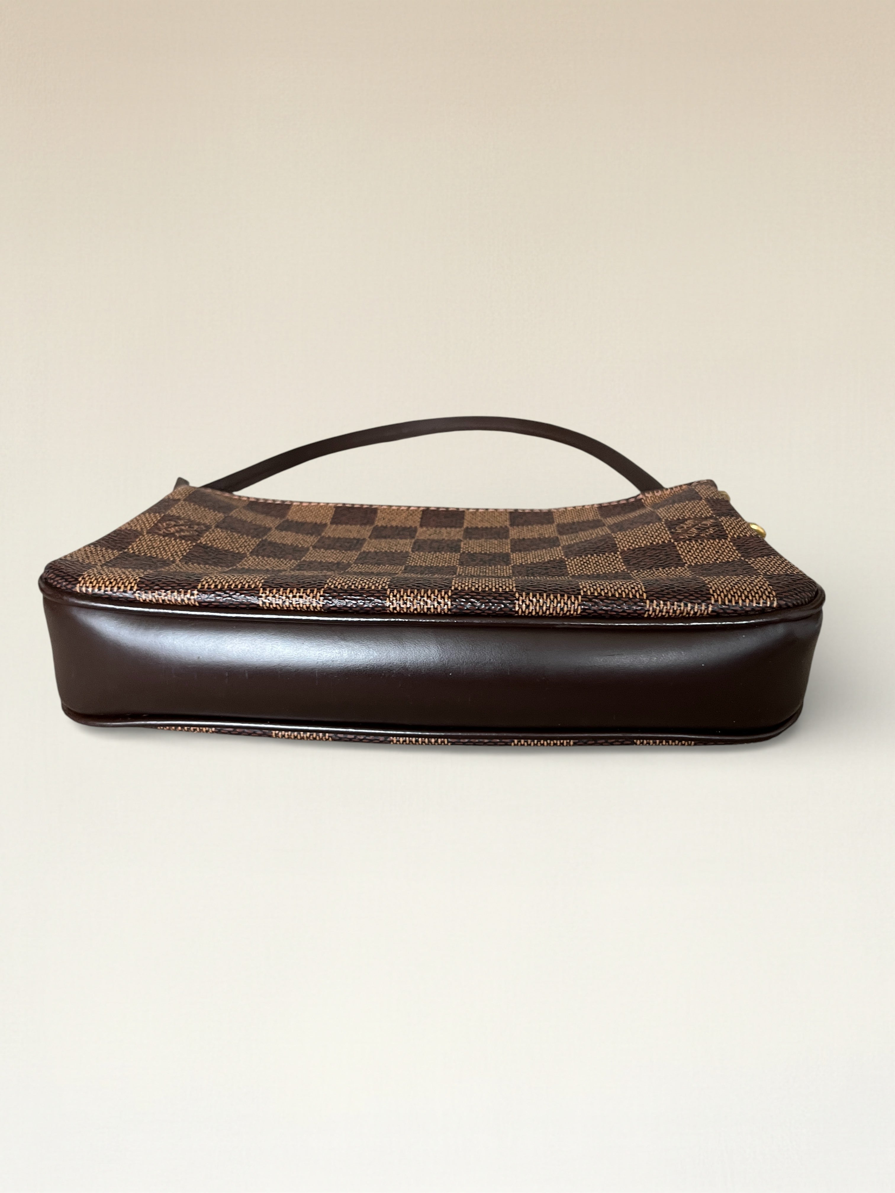 2002 Louis Vuitton Pochette Accessoires In Damier Ebene Coated Canvas