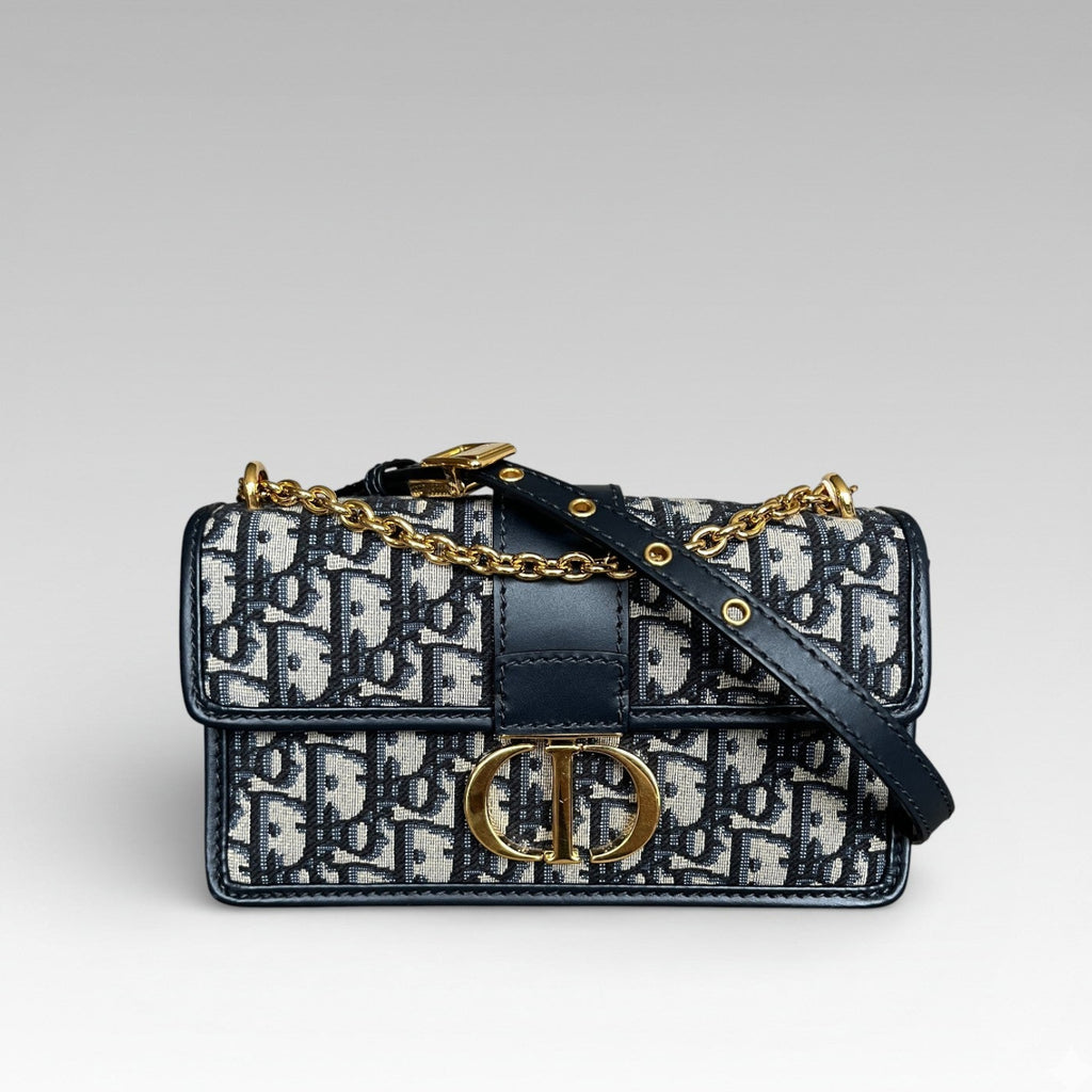 Dior Oblique Jacquard Fabric 30 Montaigne East West Crossbody Bag