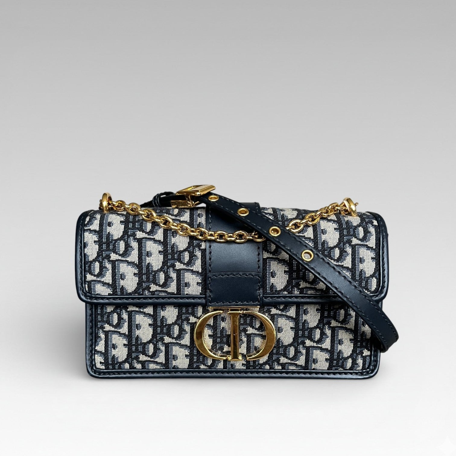 Dior Oblique Jacquard Fabric 30 Montaigne East West Crossbody Bag