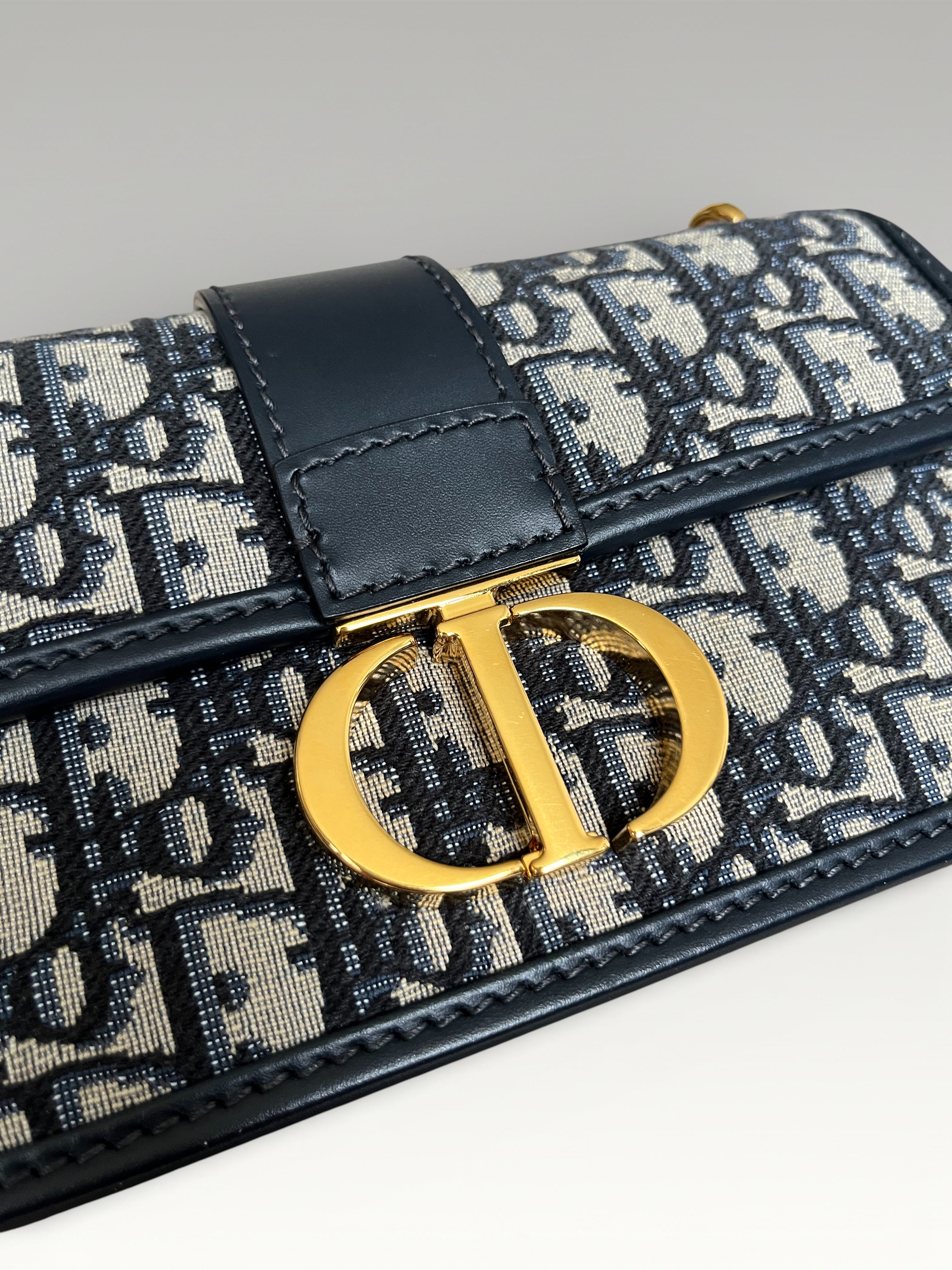 Dior Oblique Jacquard Fabric 30 Montaigne East West Crossbody Bag