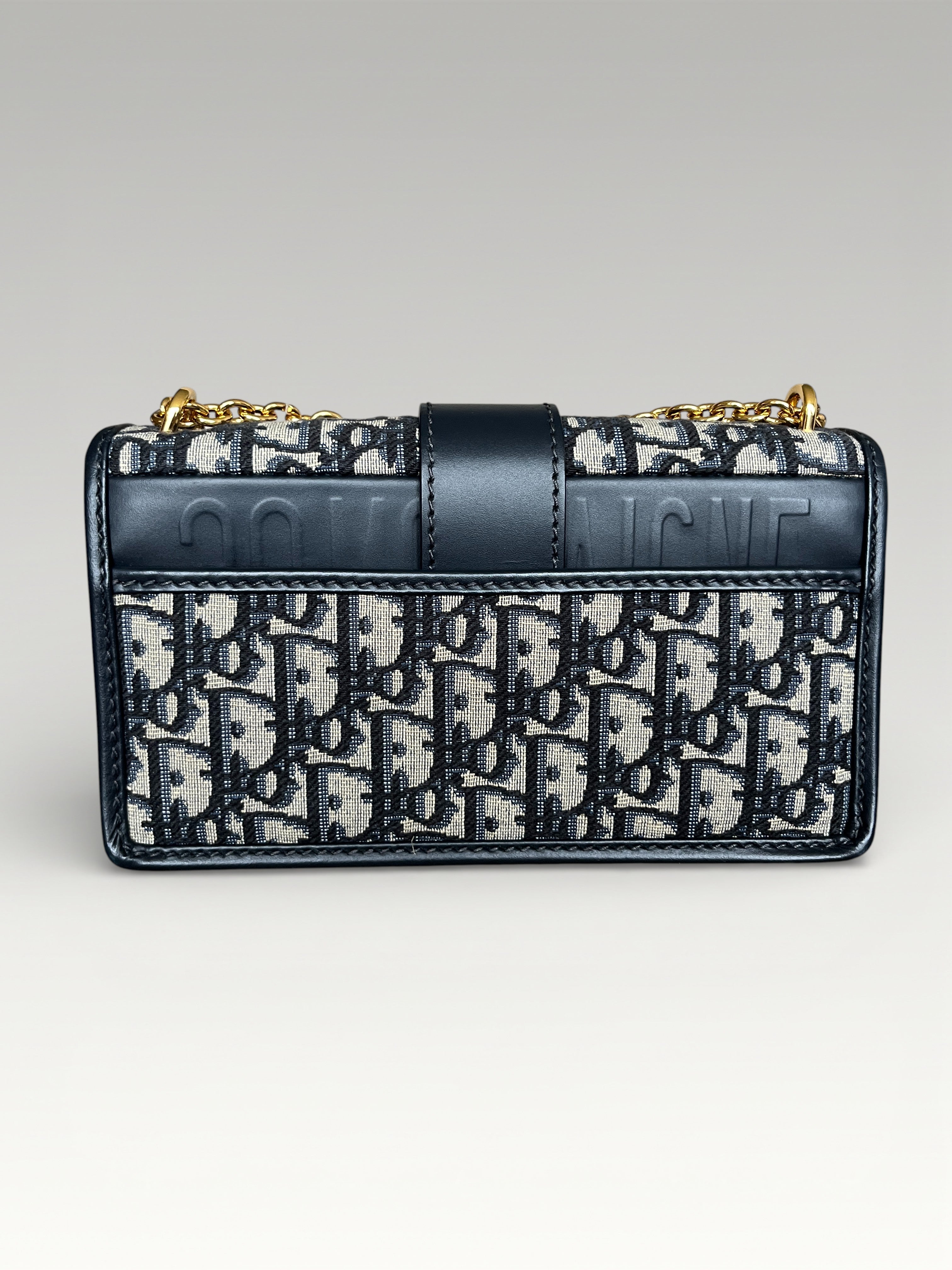 Dior Oblique Jacquard Fabric 30 Montaigne East West Crossbody Bag