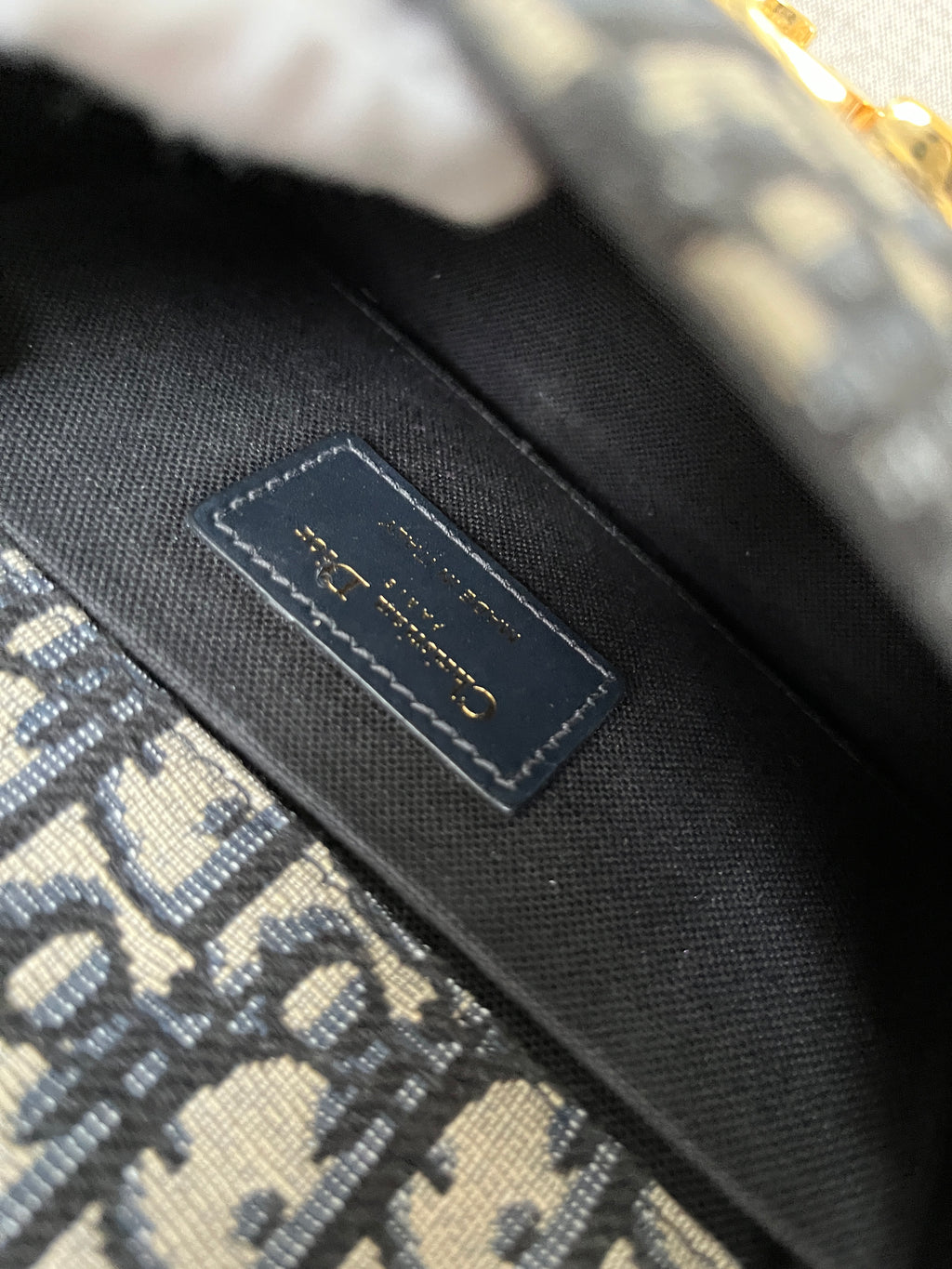 Dior Oblique Jacquard Fabric 30 Montaigne East West Crossbody Bag