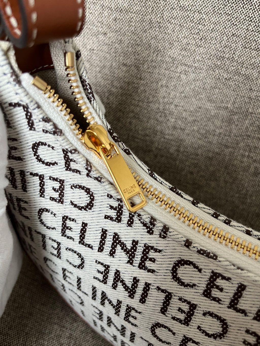 Céline Medium Ava Canvas Monogram Shoulder Bag