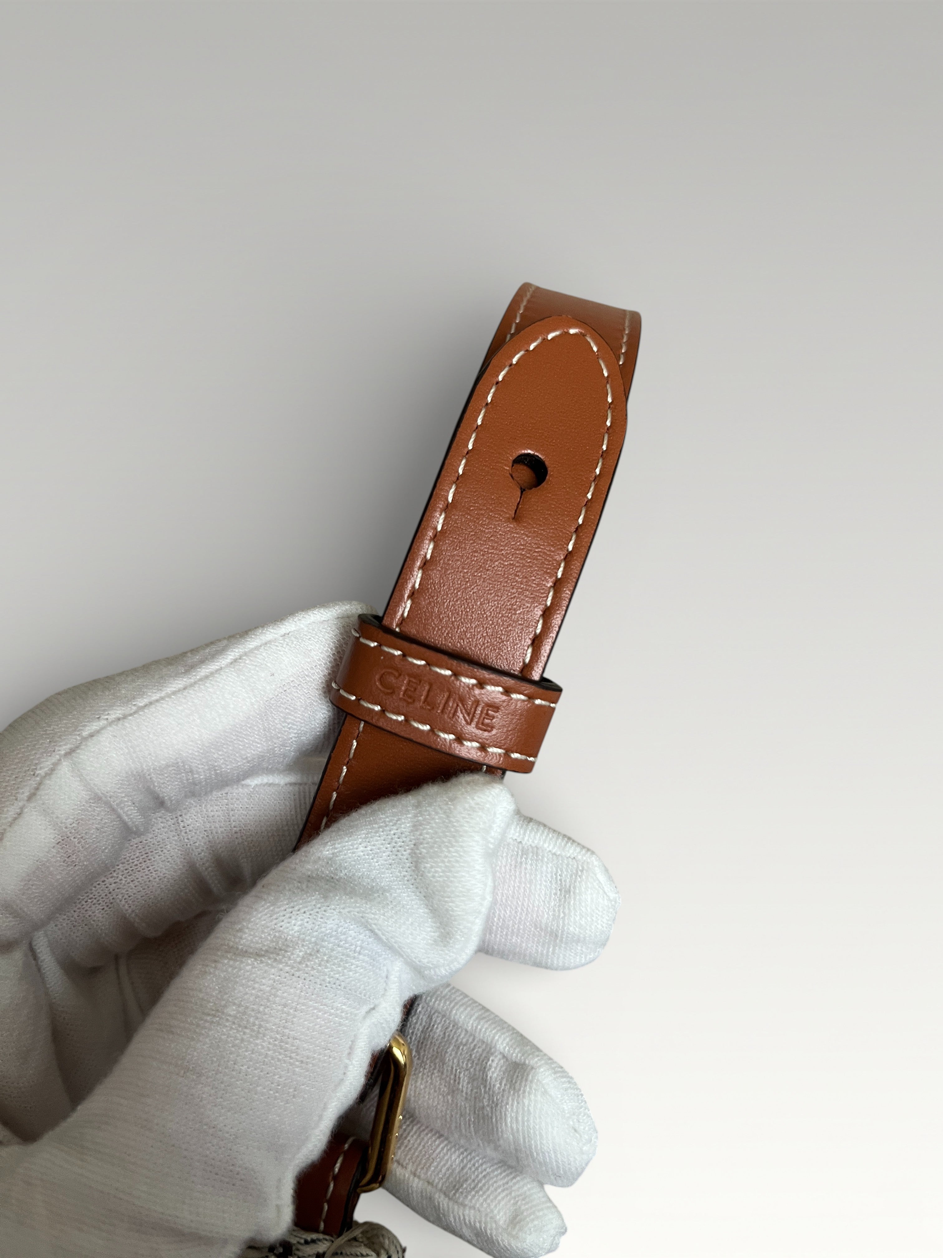 Céline Medium Ava Canvas Monogram Shoulder Bag