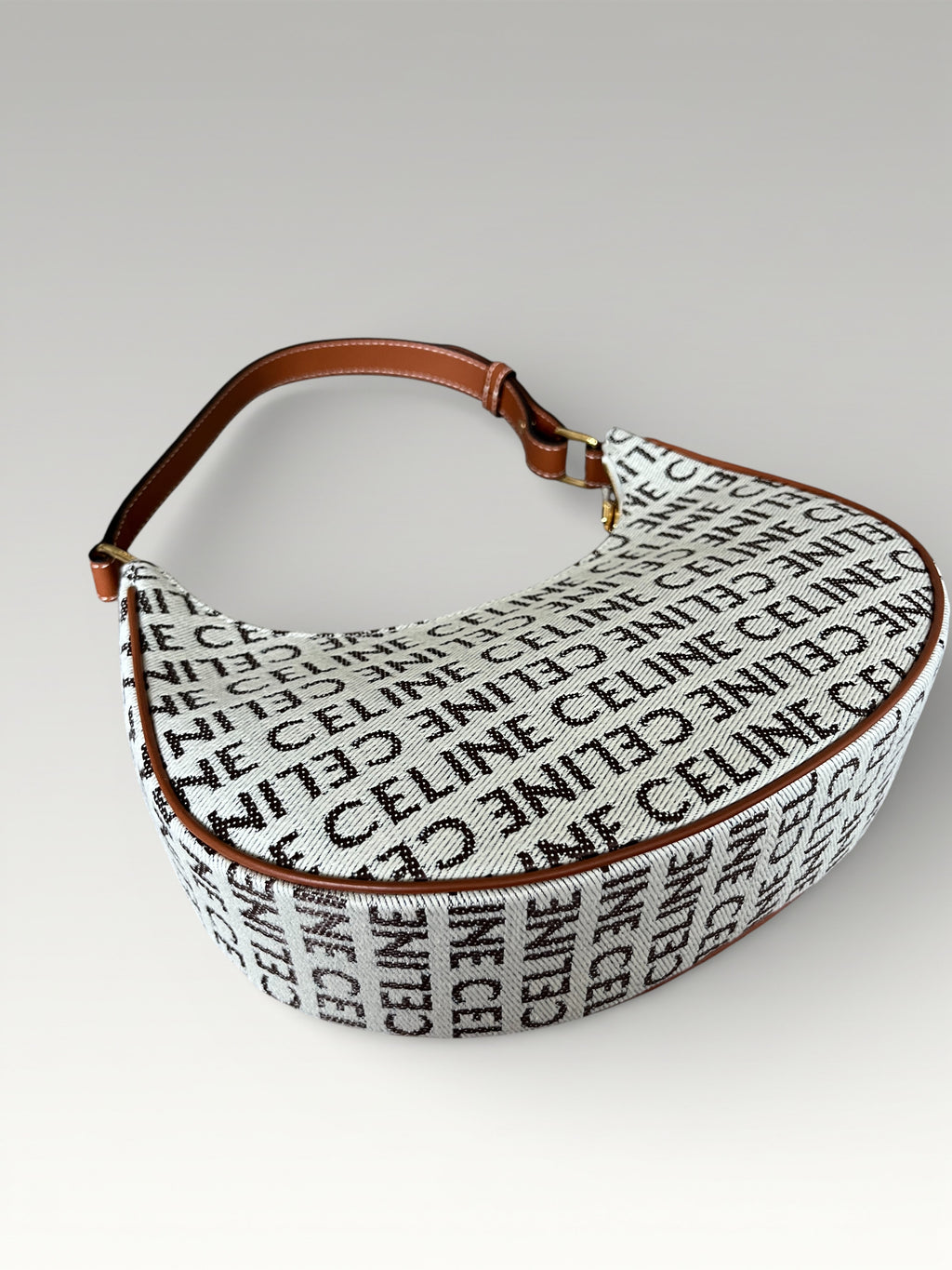 Céline Medium Ava Canvas Monogram Shoulder Bag
