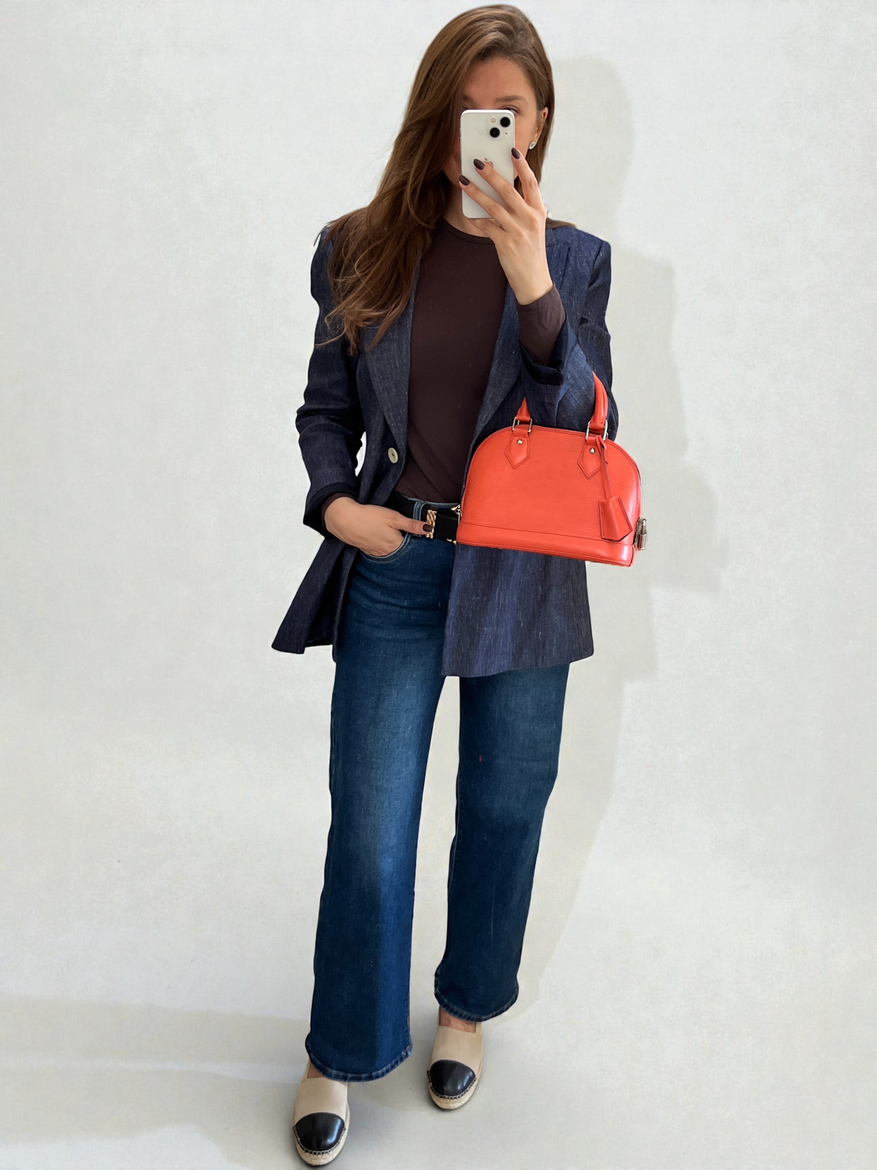 2015 Louis Vuitton Alma BB Epi Leather Bag In Coral