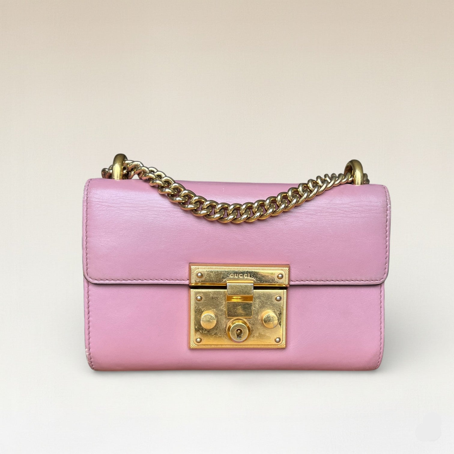 Gucci Padlock Mini Bag Antique Pink