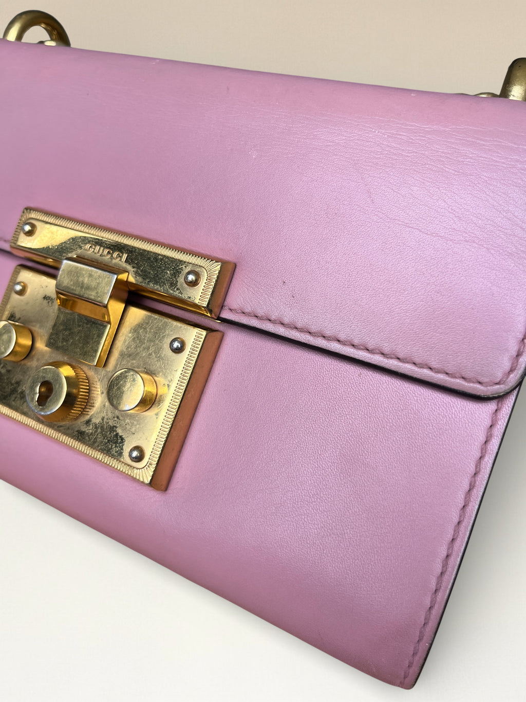 Gucci Padlock Mini Bag Antique Pink