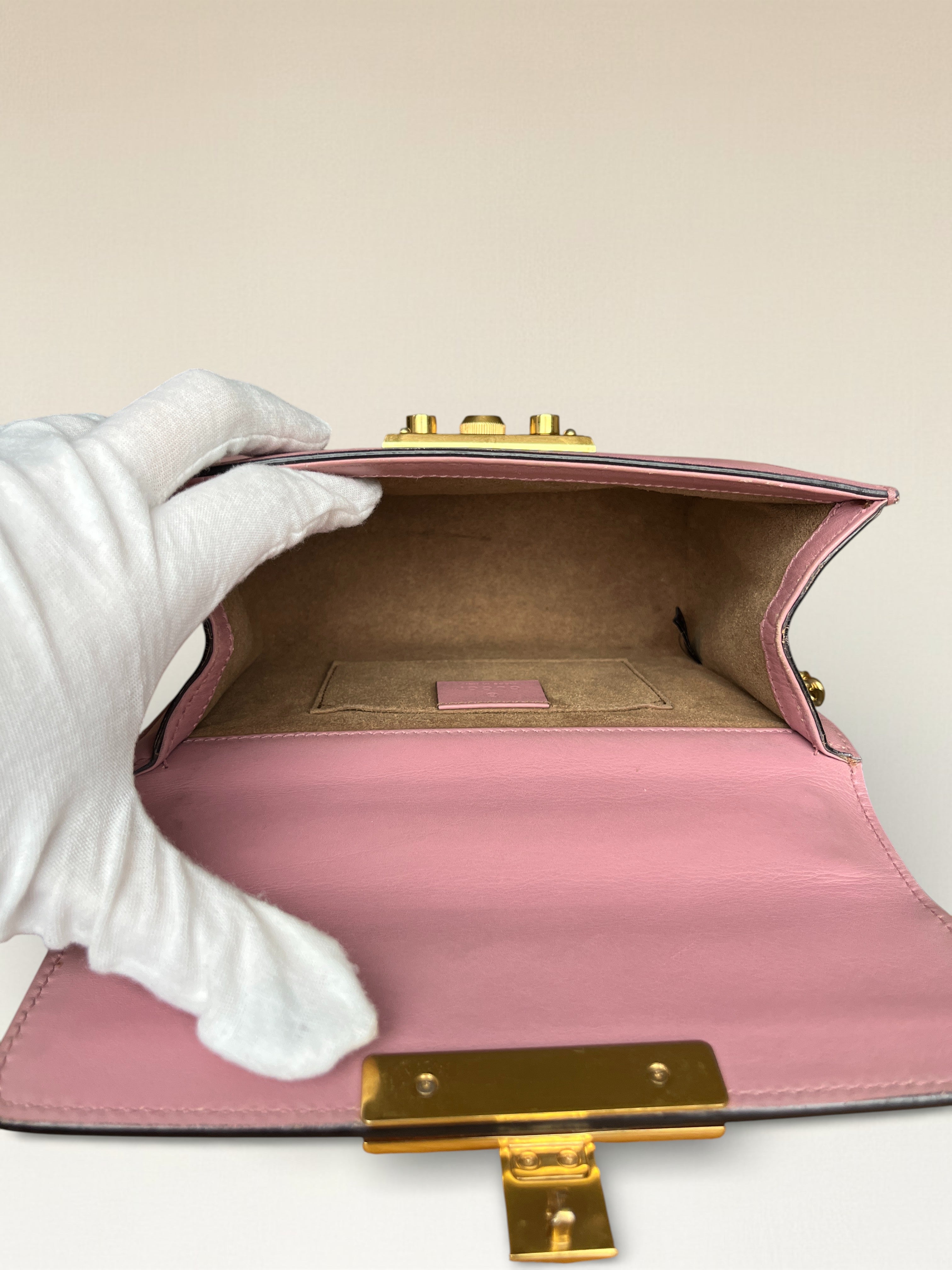 Gucci Padlock Mini Bag Antique Pink