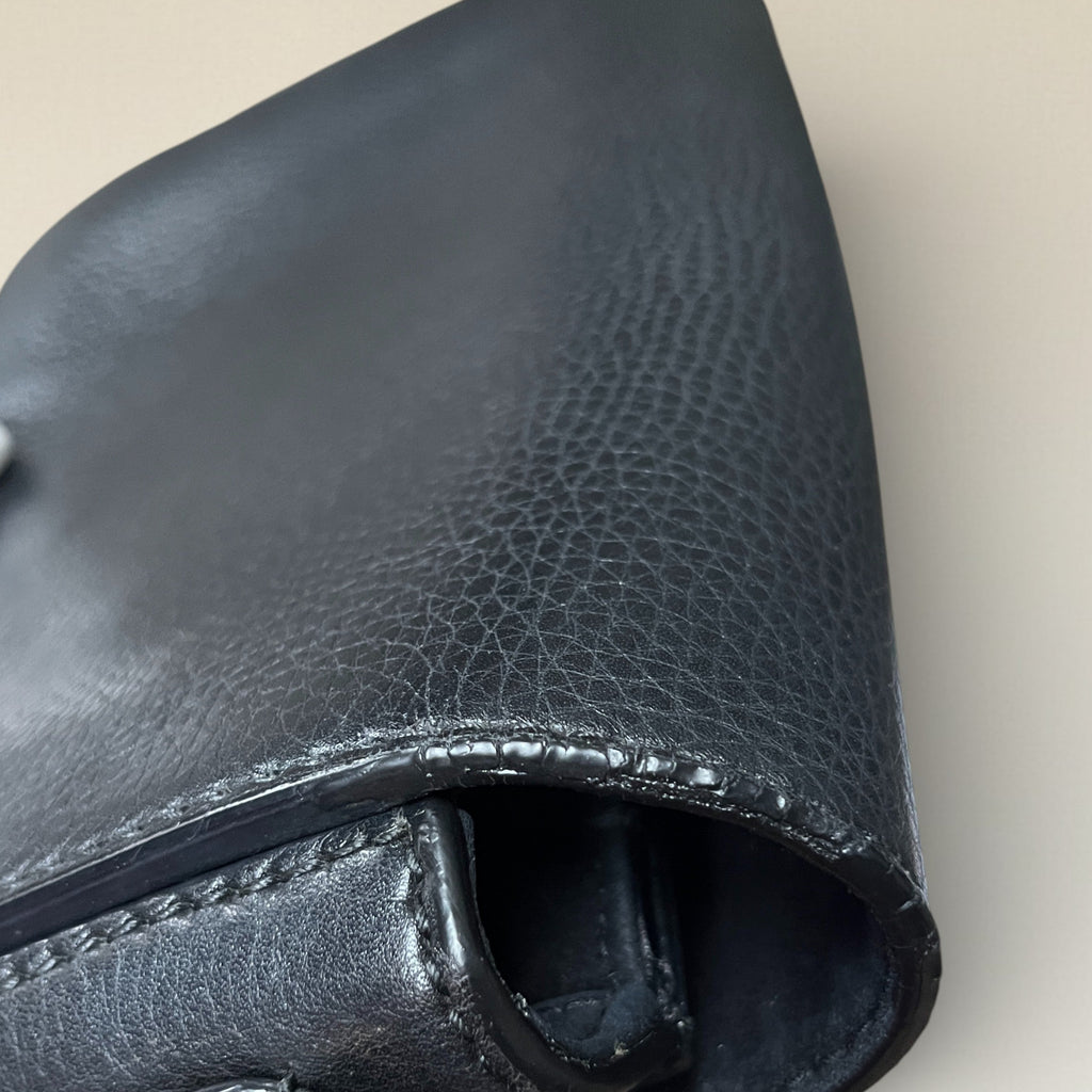 Dior Black Grained Leather Dio(r)evolution Crossbody Bag