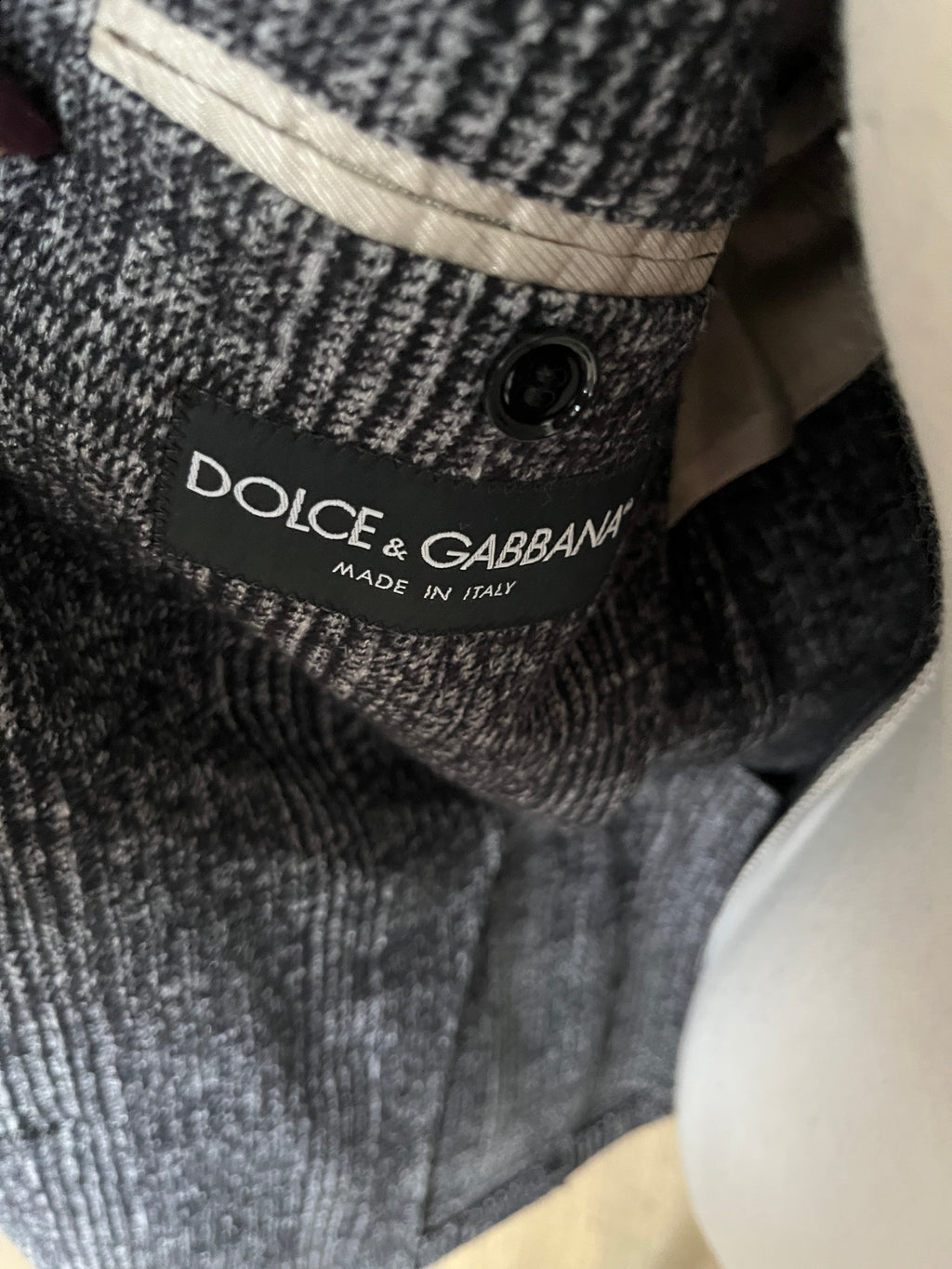 Dolce & Gabbana Grey Wool Blazer size M