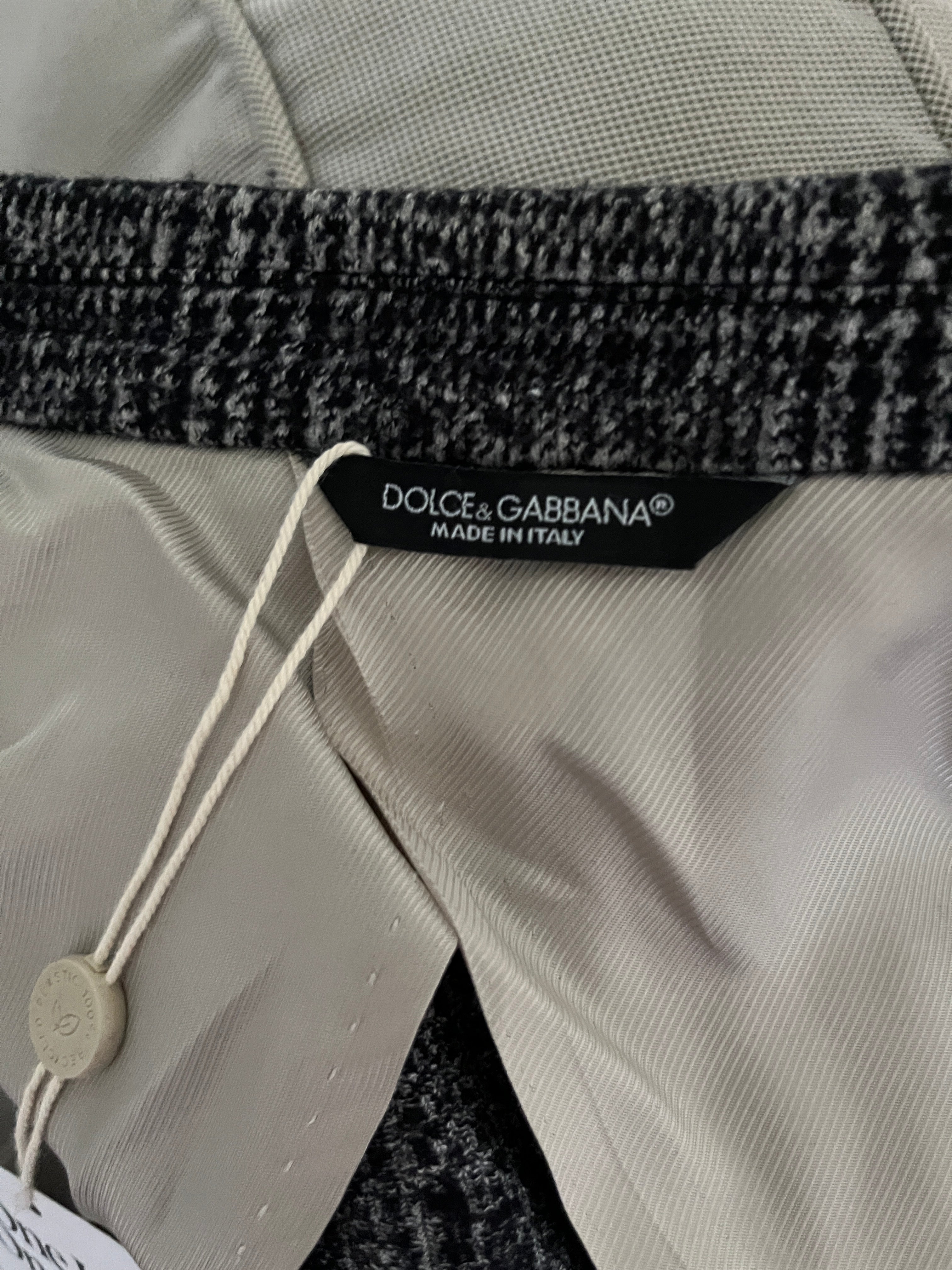Dolce & Gabbana Grey Wool Blazer size M