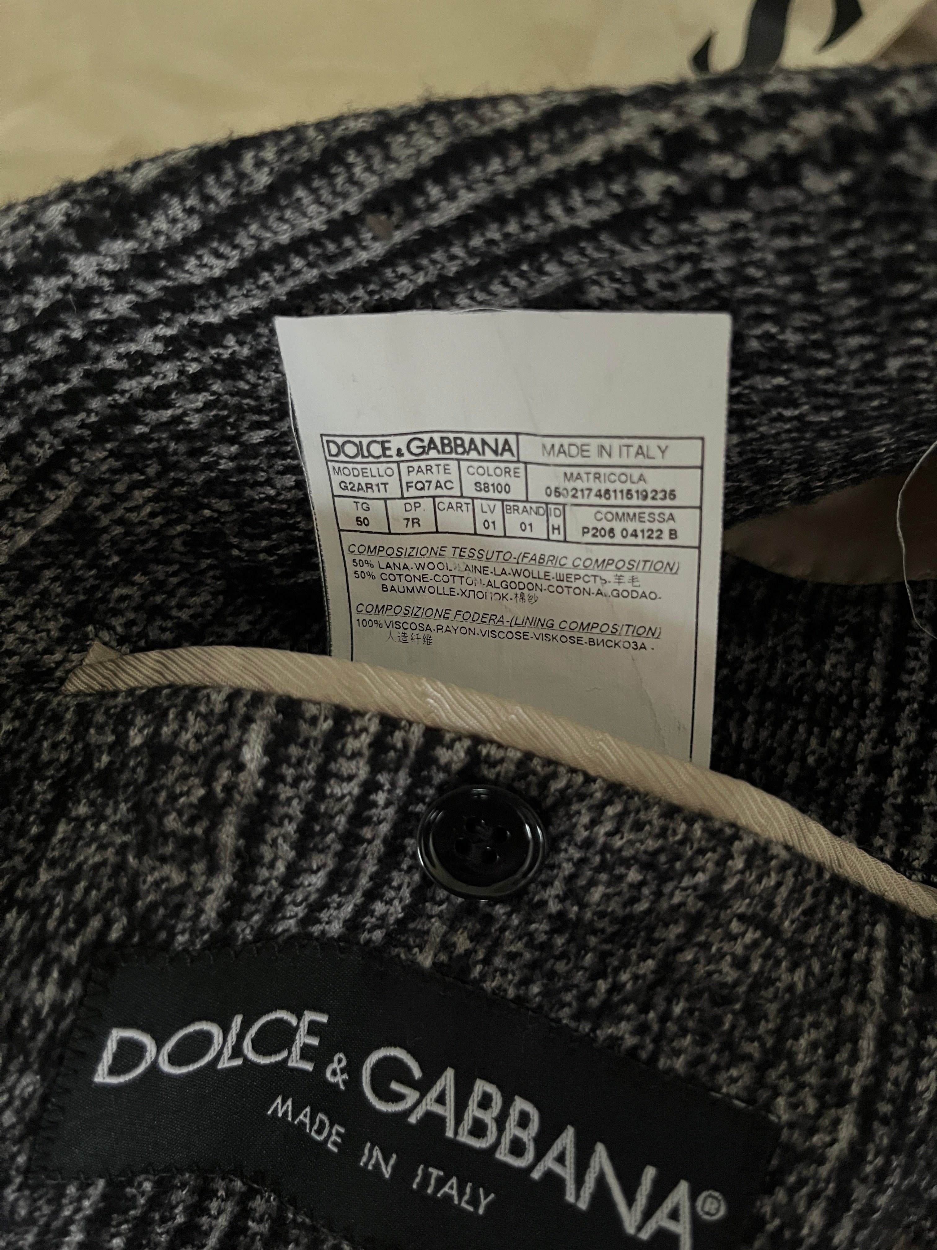 Dolce & Gabbana Grey Wool Blazer size M