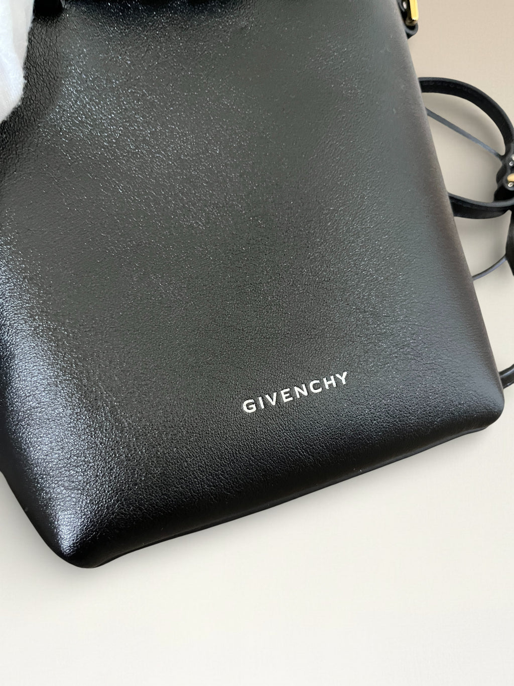 Givenchy Leather Crossbody Pouch Crossbody Black Smooth Leather