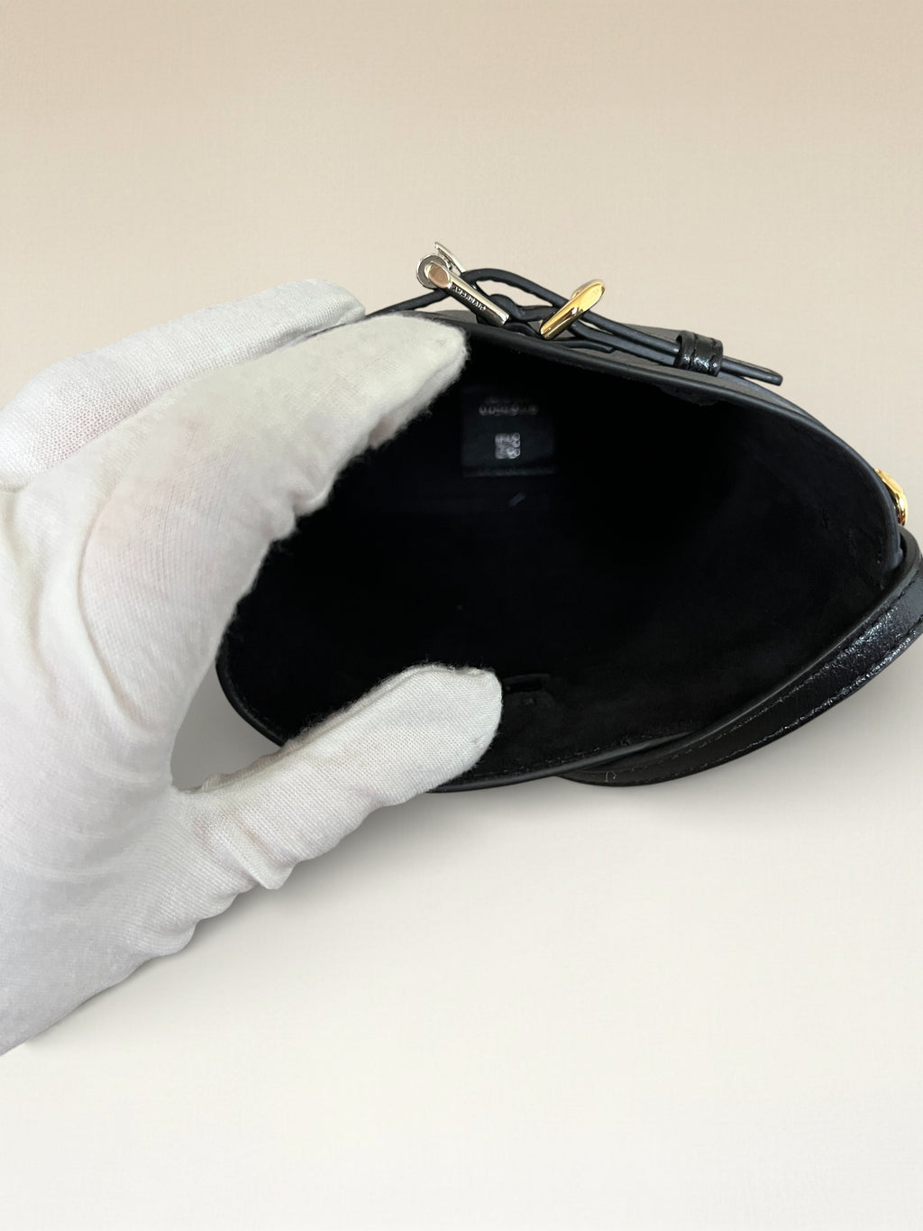 Givenchy Leather Crossbody Pouch Crossbody Black Smooth Leather