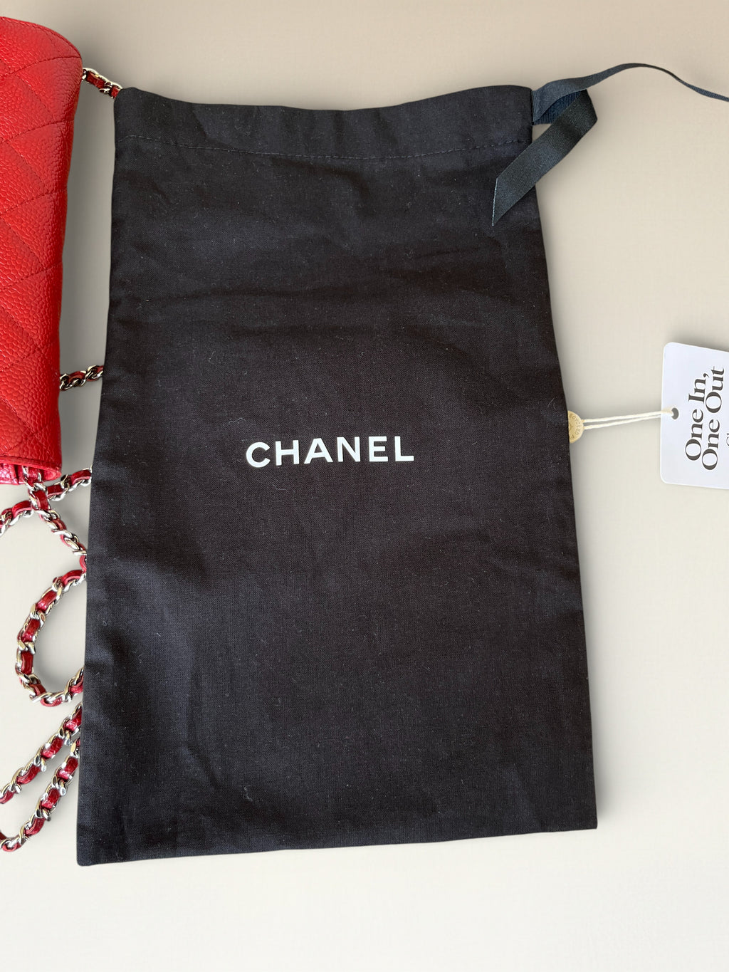 Chanel Classic Wallet On Chain Red Caviar Leather