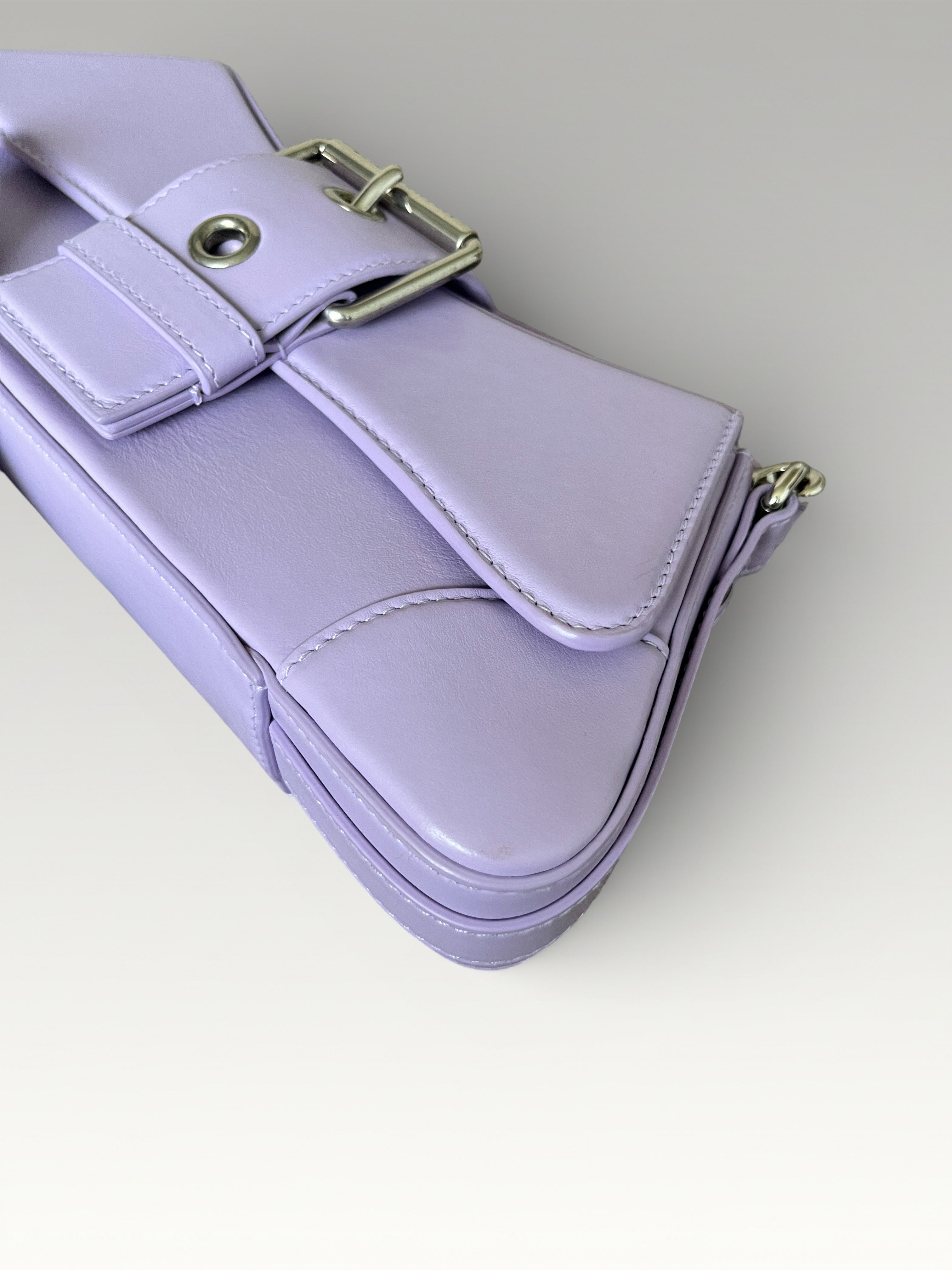Balenciaga Lindsay Lilac Bag Smooth Leather Chain Strap
