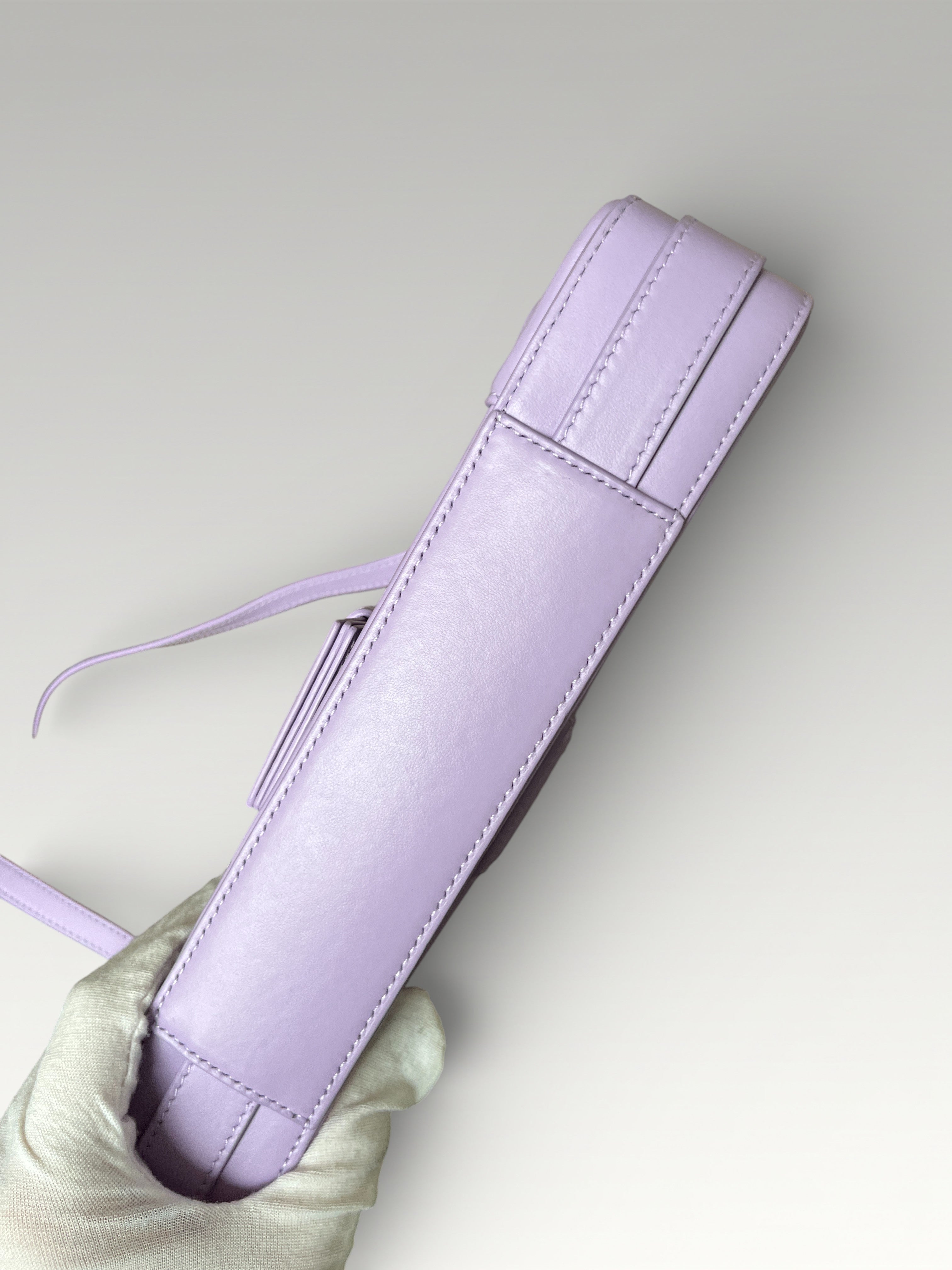 Balenciaga Lindsay Lilac Bag Smooth Leather Chain Strap