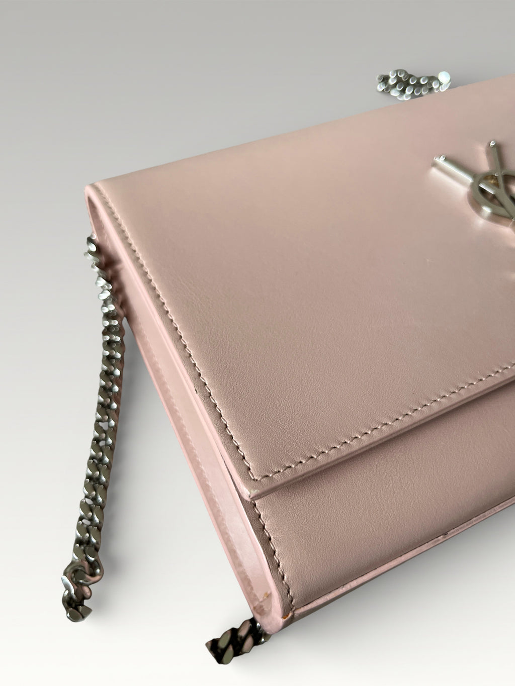 Saint Laurent Pompom Kate Flap Bag With Tassel