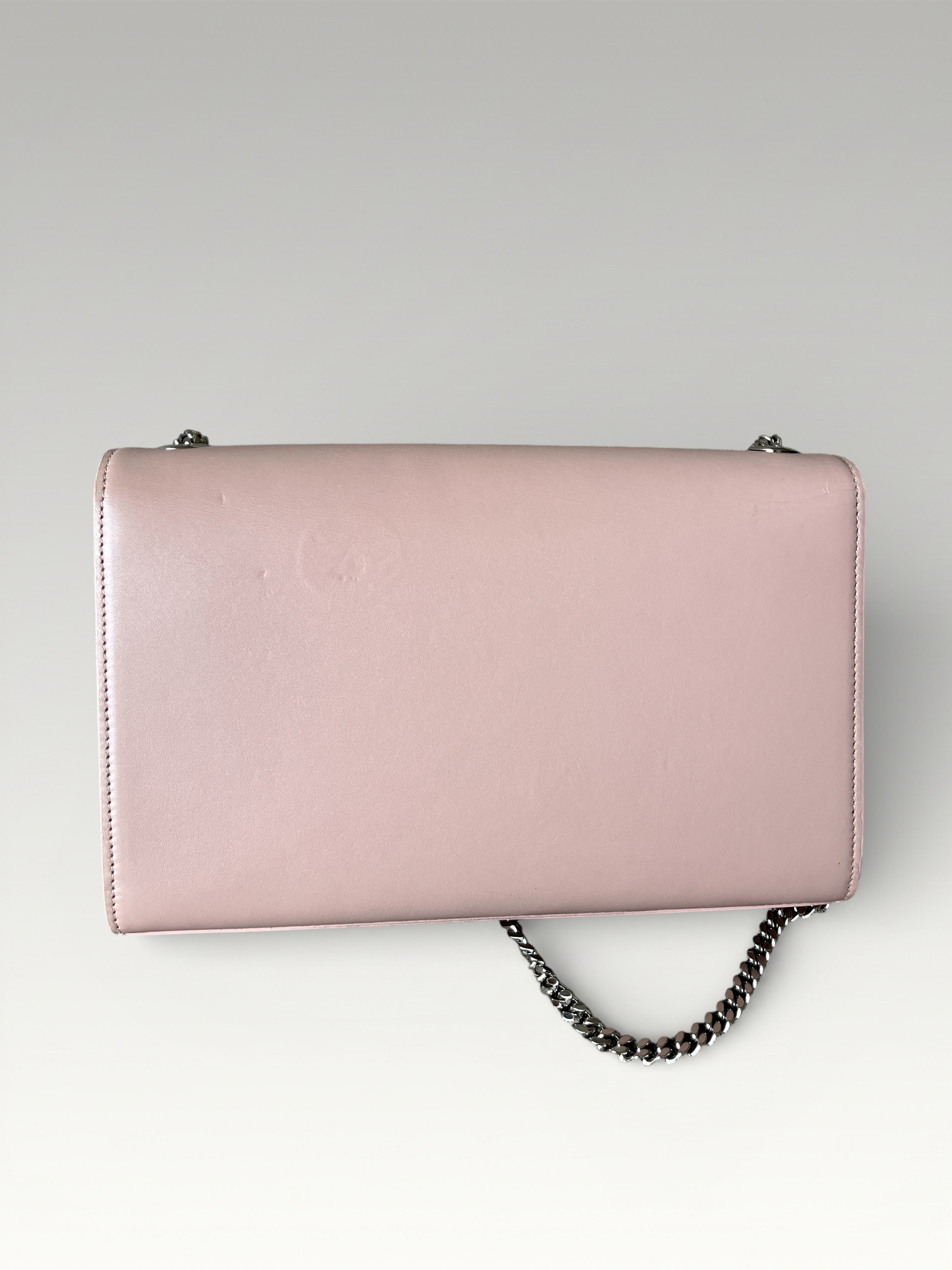 Saint Laurent Pompom Kate Flap Bag With Tassel