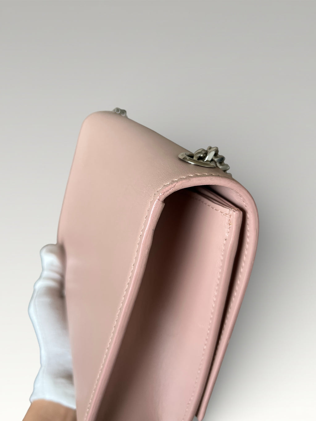 Saint Laurent Pompom Kate Flap Bag With Tassel