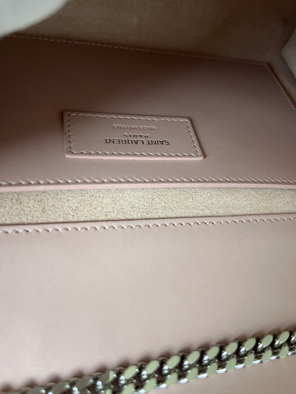 Saint Laurent Pompom Kate Flap Bag With Tassel