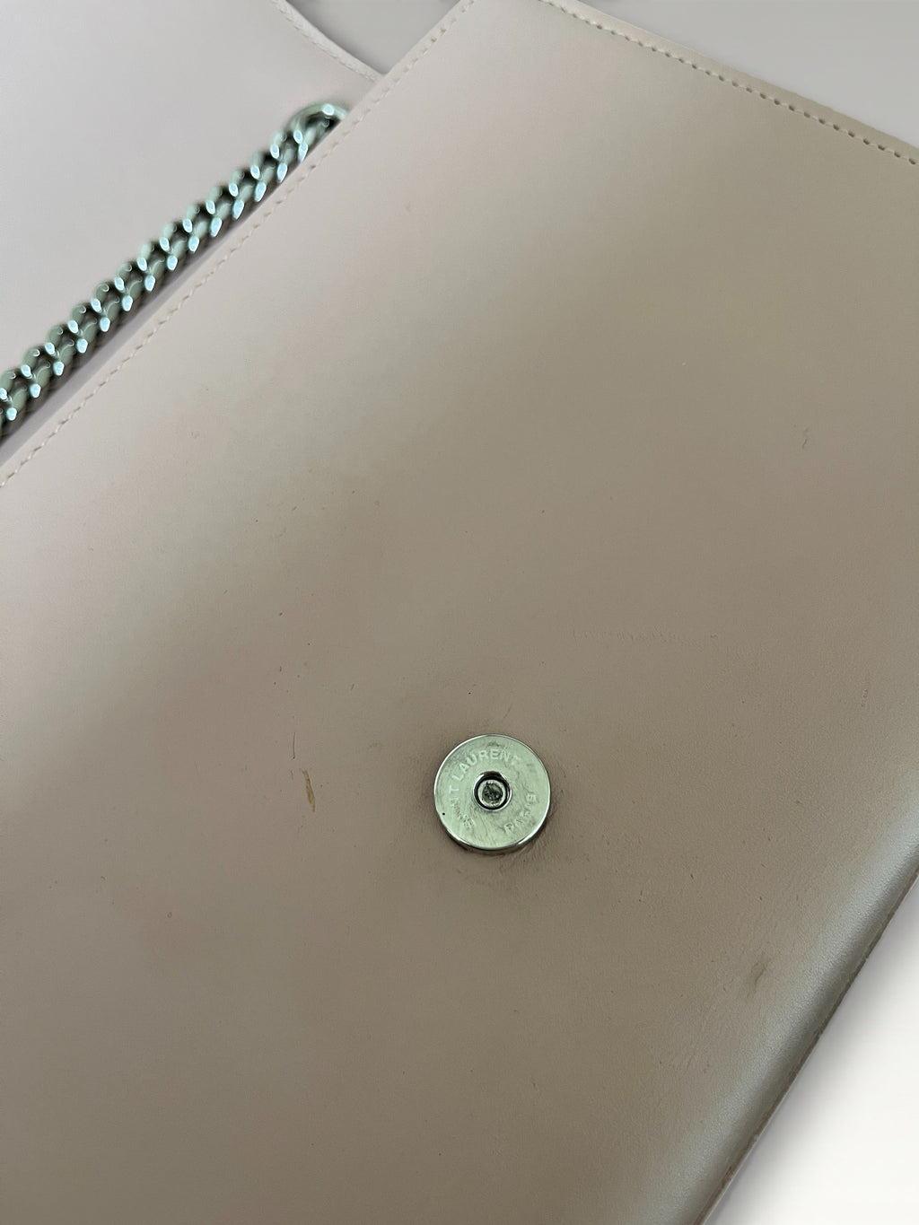 Saint Laurent Pompom Kate Flap Bag With Tassel