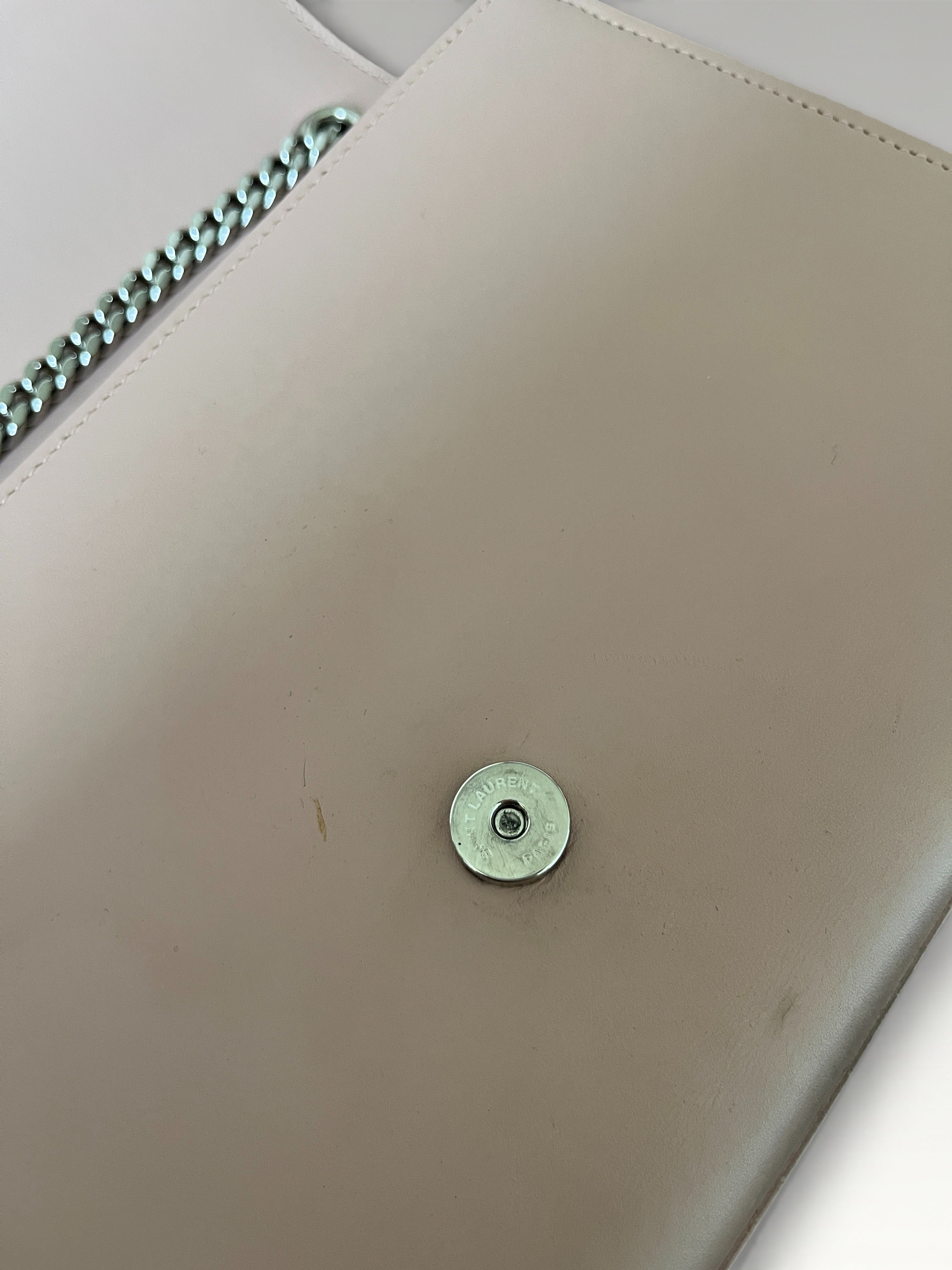 Saint Laurent Pompom Kate Flap Bag With Tassel