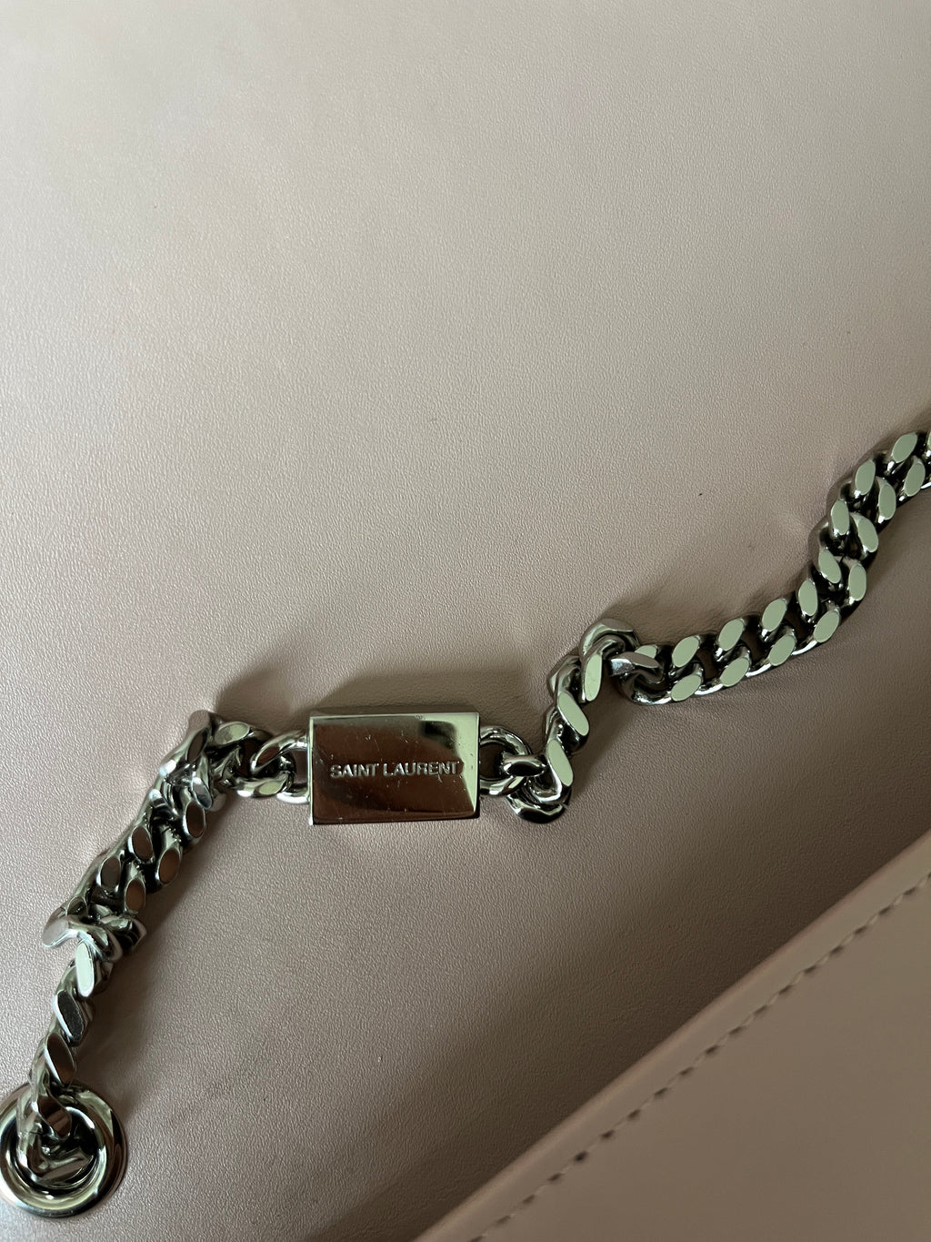 Saint Laurent Pompom Kate Flap Bag With Tassel