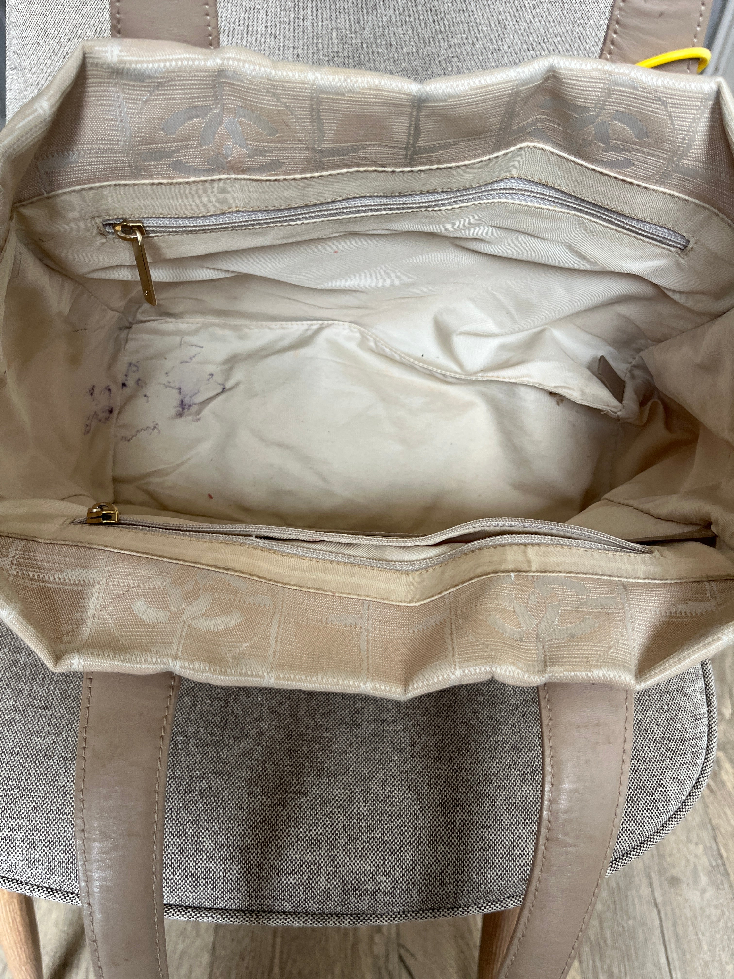 Chanel New Travel Line PM Tote Shopper Bag