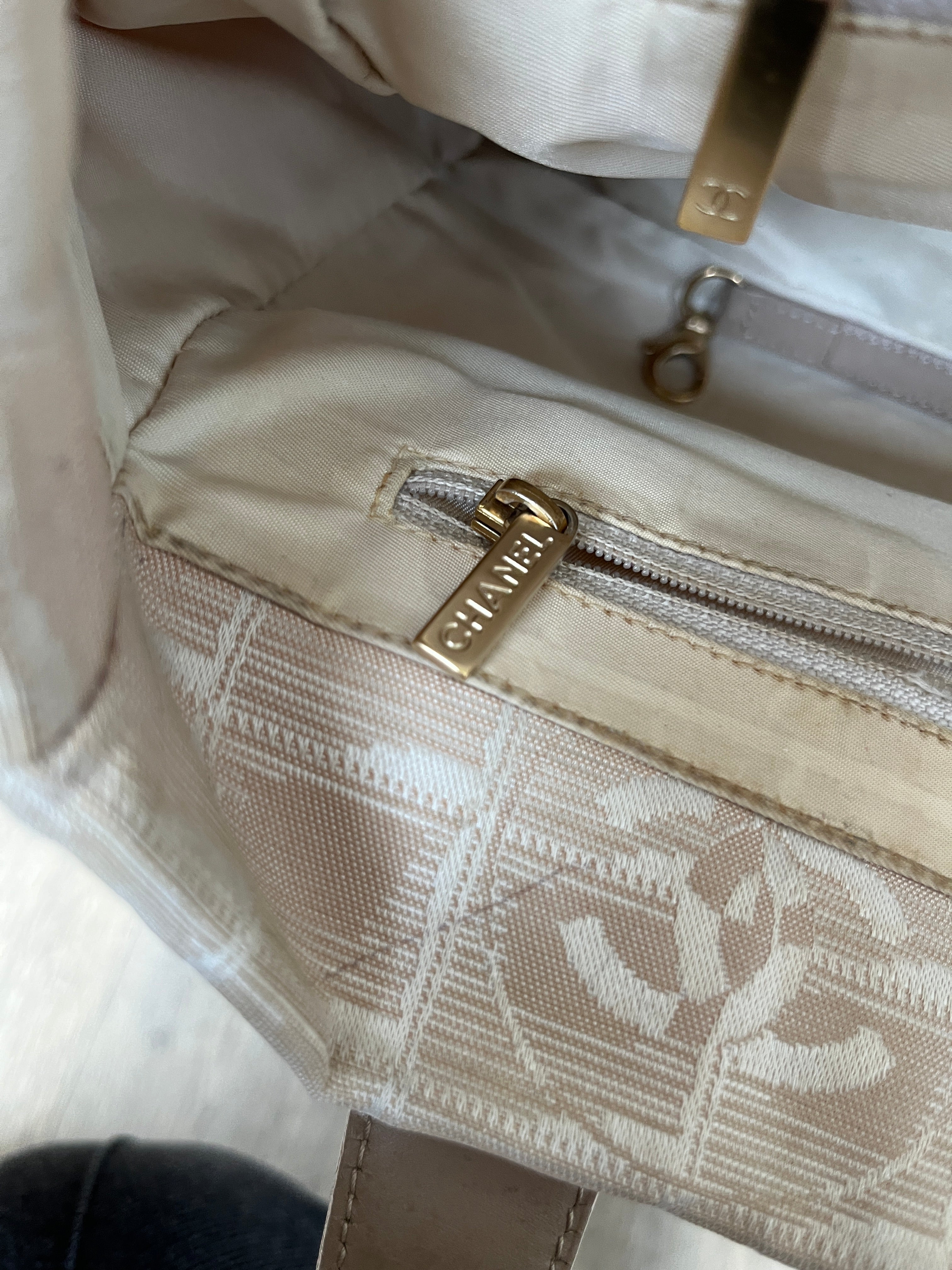 Chanel New Travel Line PM Tote Shopper Bag