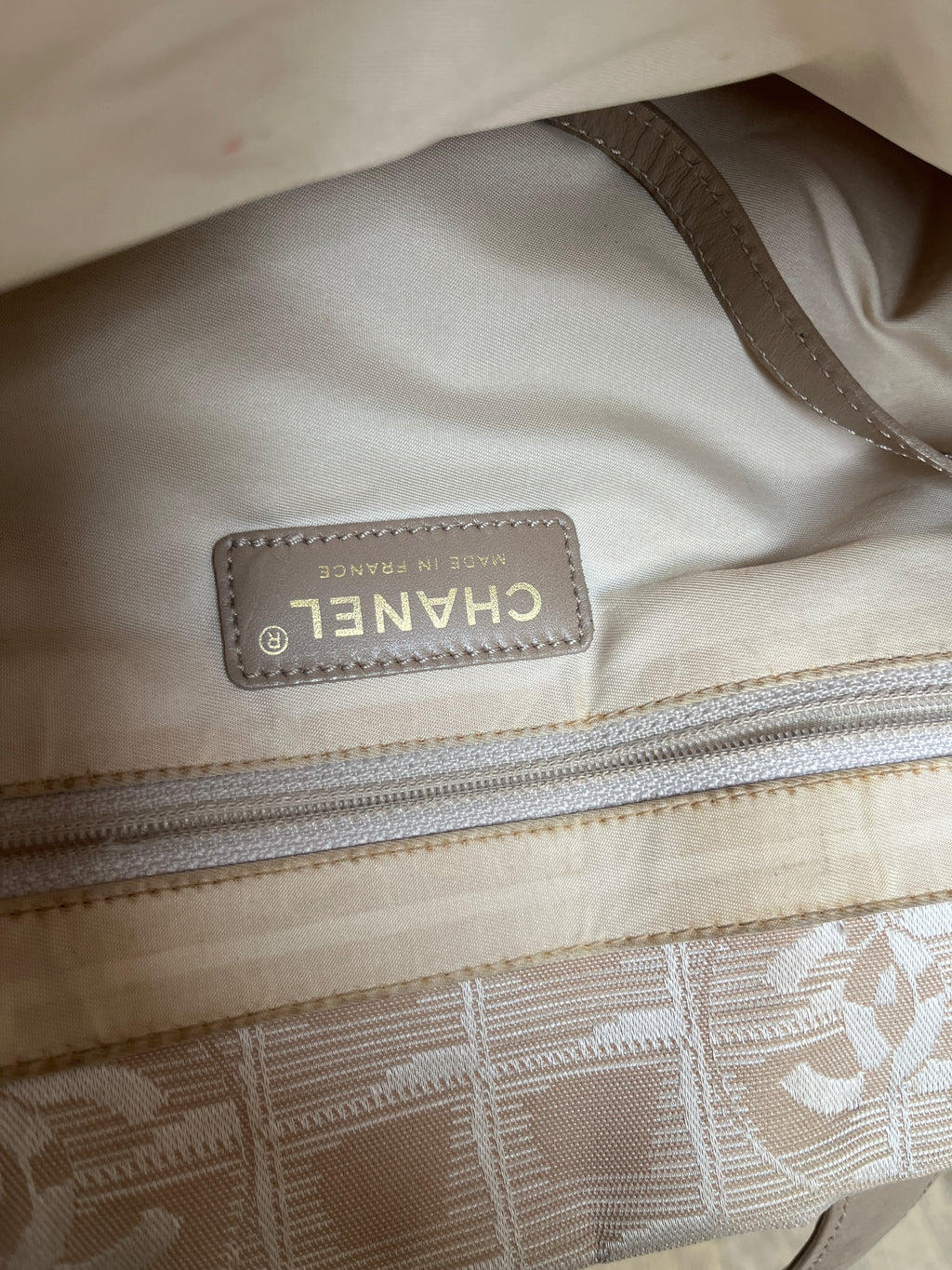 Chanel New Travel Line PM Tote Shopper Bag