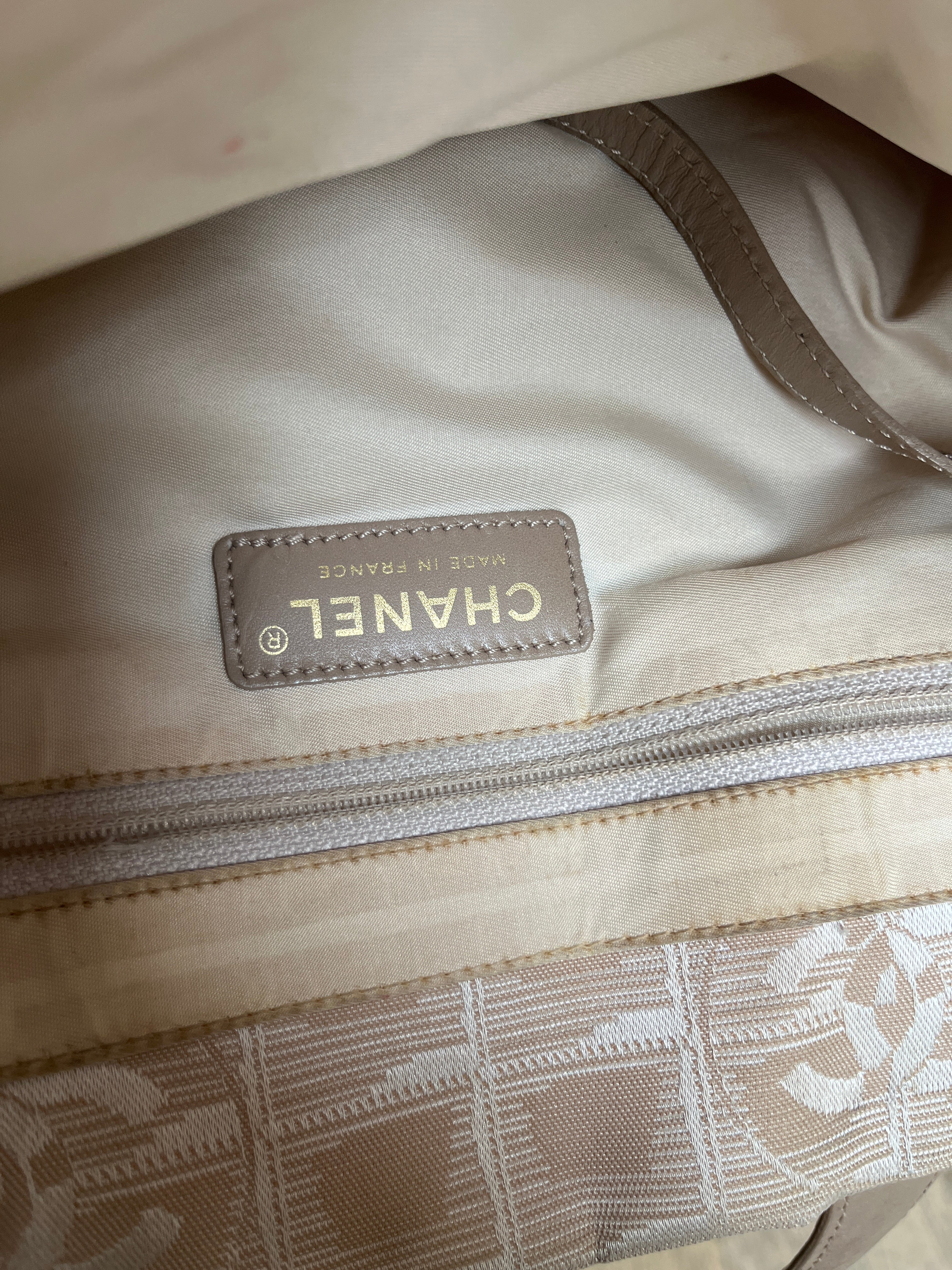 Chanel New Travel Line PM Tote Shopper Bag