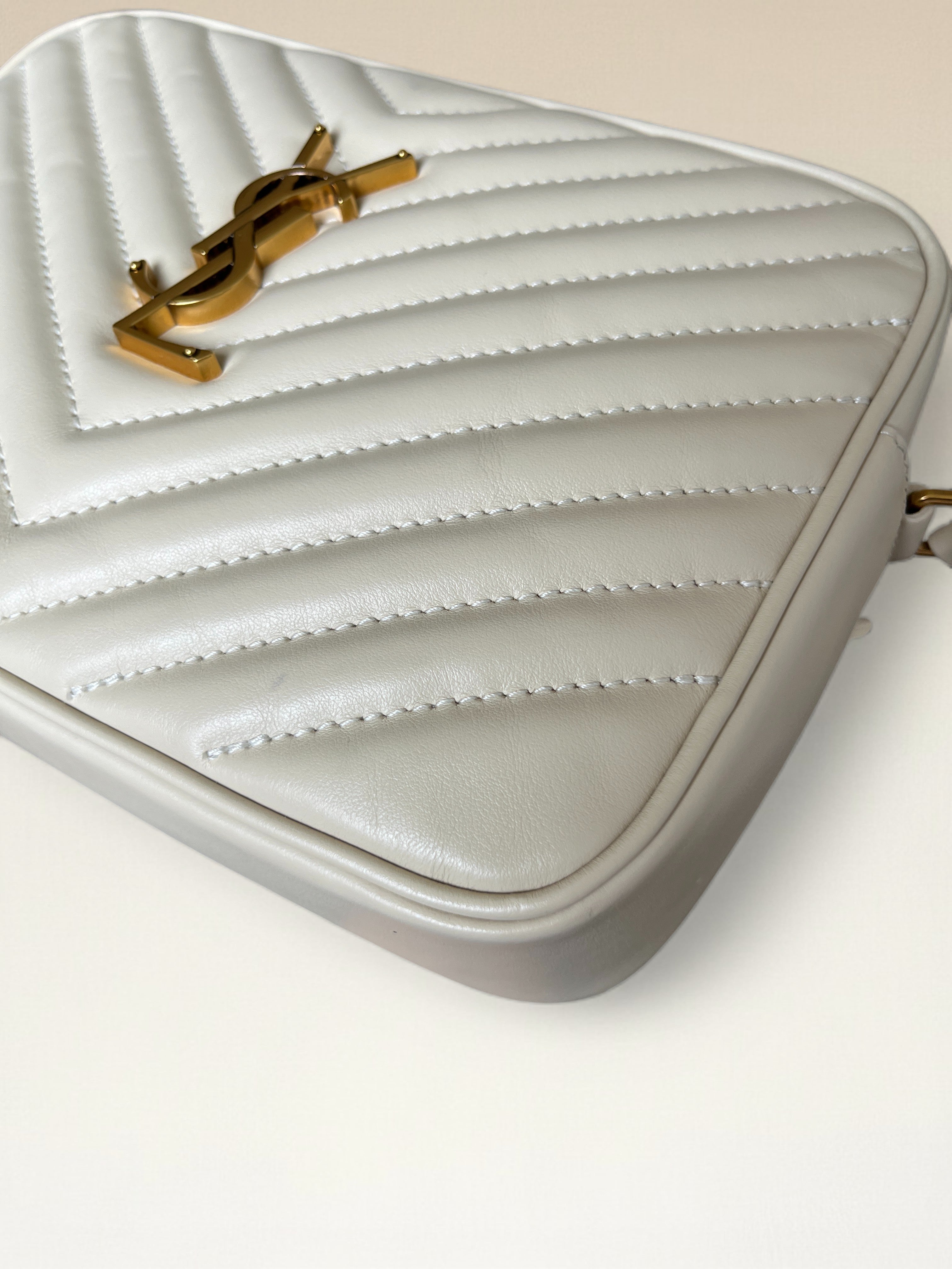 Saint Laurent Lou Camera Leather Crossbody Bag