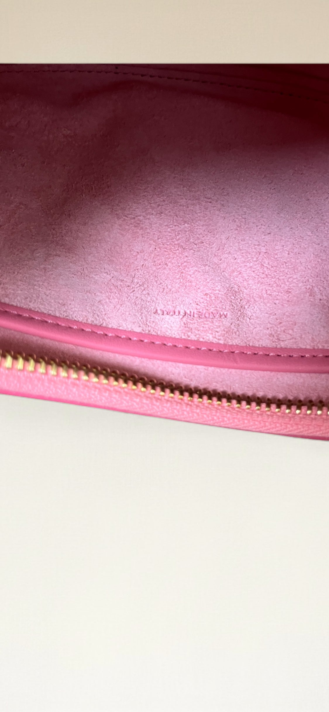 Celine Medium Ava Shoulder Bag In Smooth Pink Leather