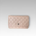 2013-2014 Chanel Classic Wallet On Chain Caviar Pink