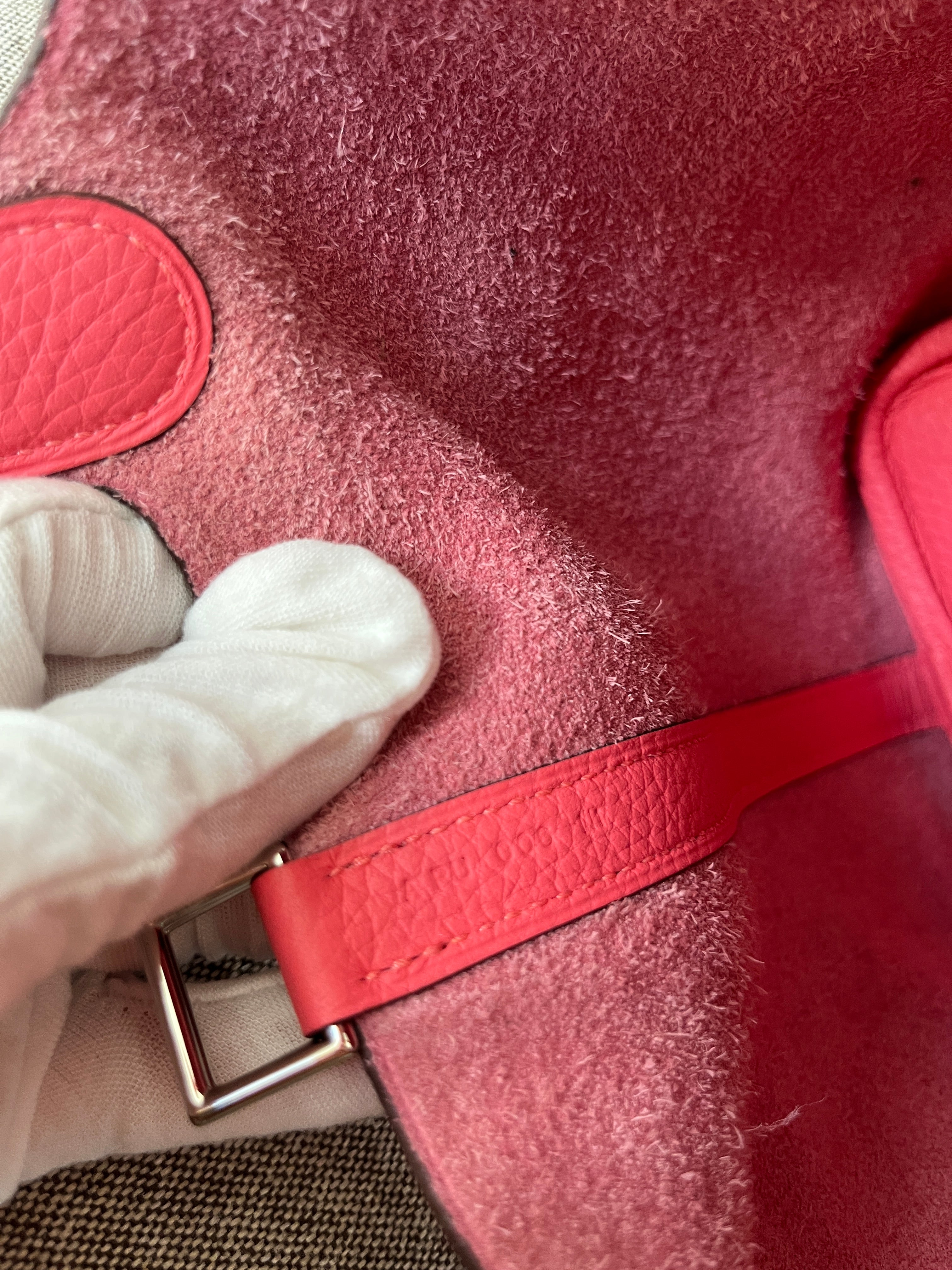 2017 Hermès Picotin Lock 18 Rose Azalèe Taurillon Clemence PHW