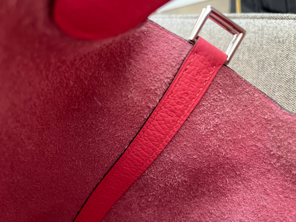 2017 Hermès Picotin Lock 18 Rose Azalèe Taurillon Clemence PHW