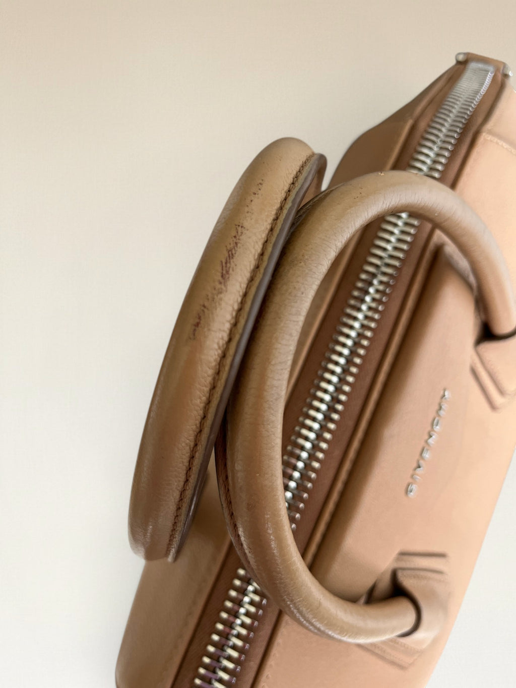 Givenchy Antigona Large Leather Tote Bag Camel Colour