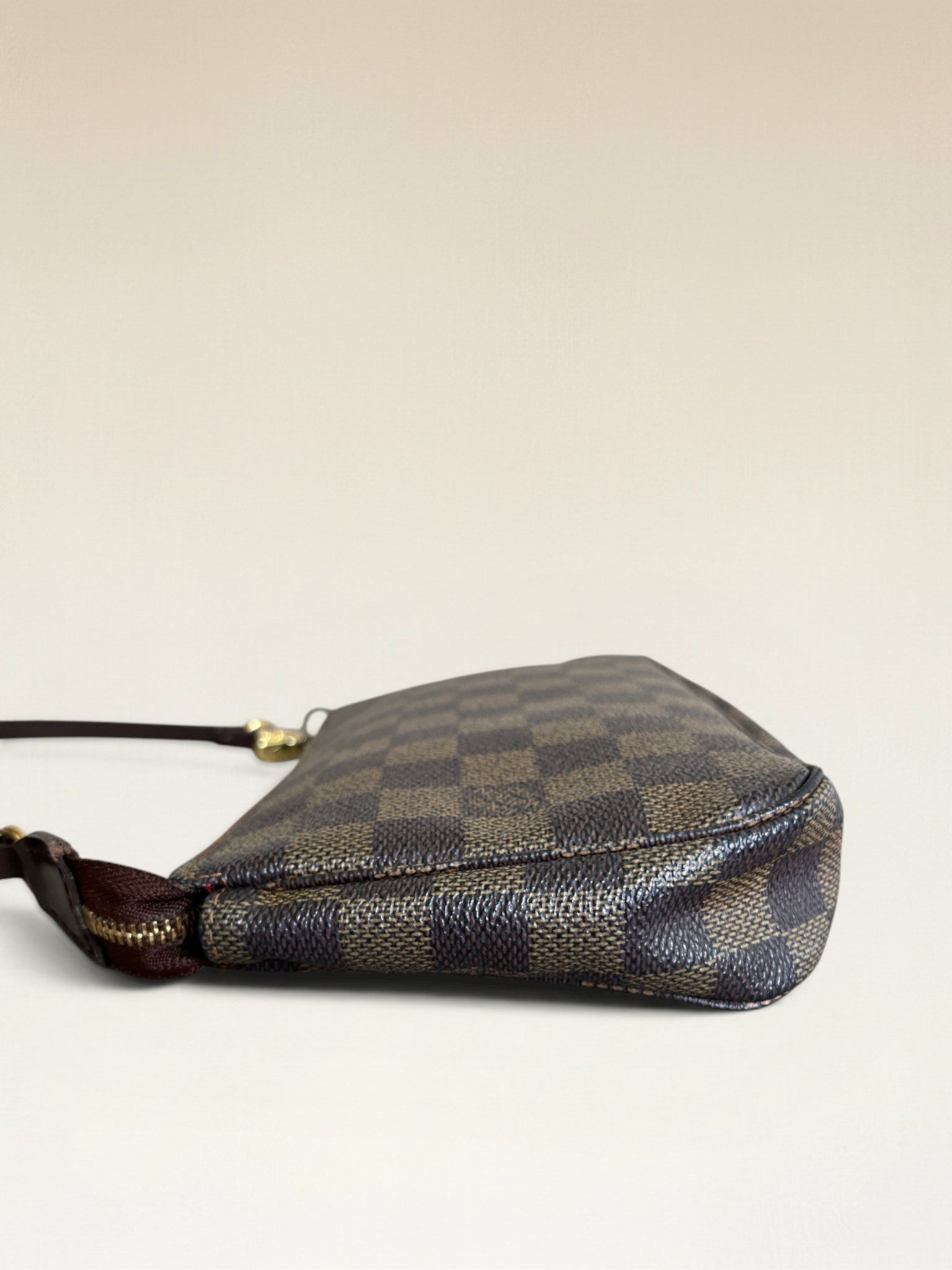 2008 Louis Vuitton Pochette Accessoires In Damier Ebene Coated Canvas