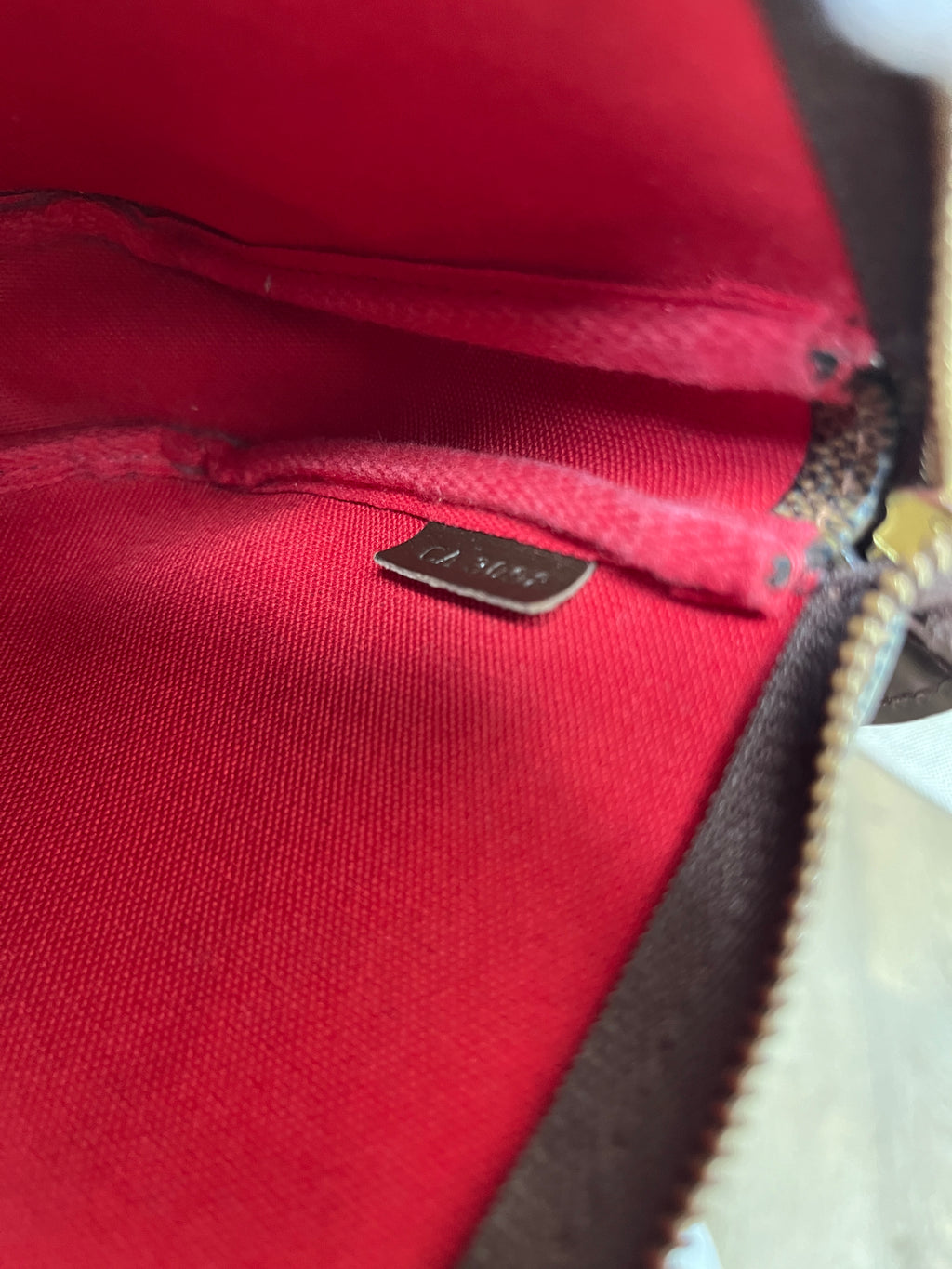 2008 Louis Vuitton Pochette Accessoires In Damier Ebene Coated Canvas