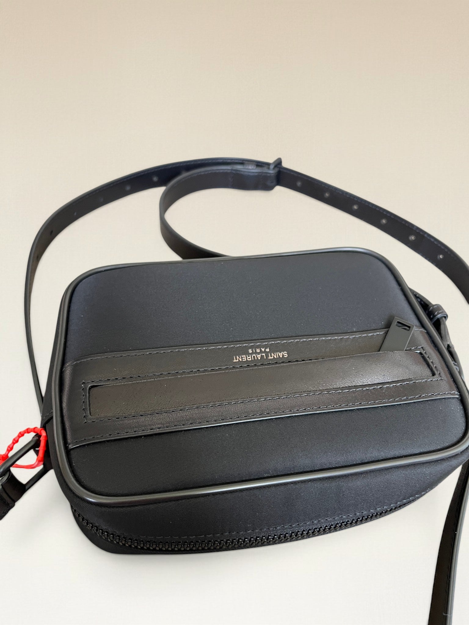 Saint Laurent Nylon Mini Camera Bag With Leather Details