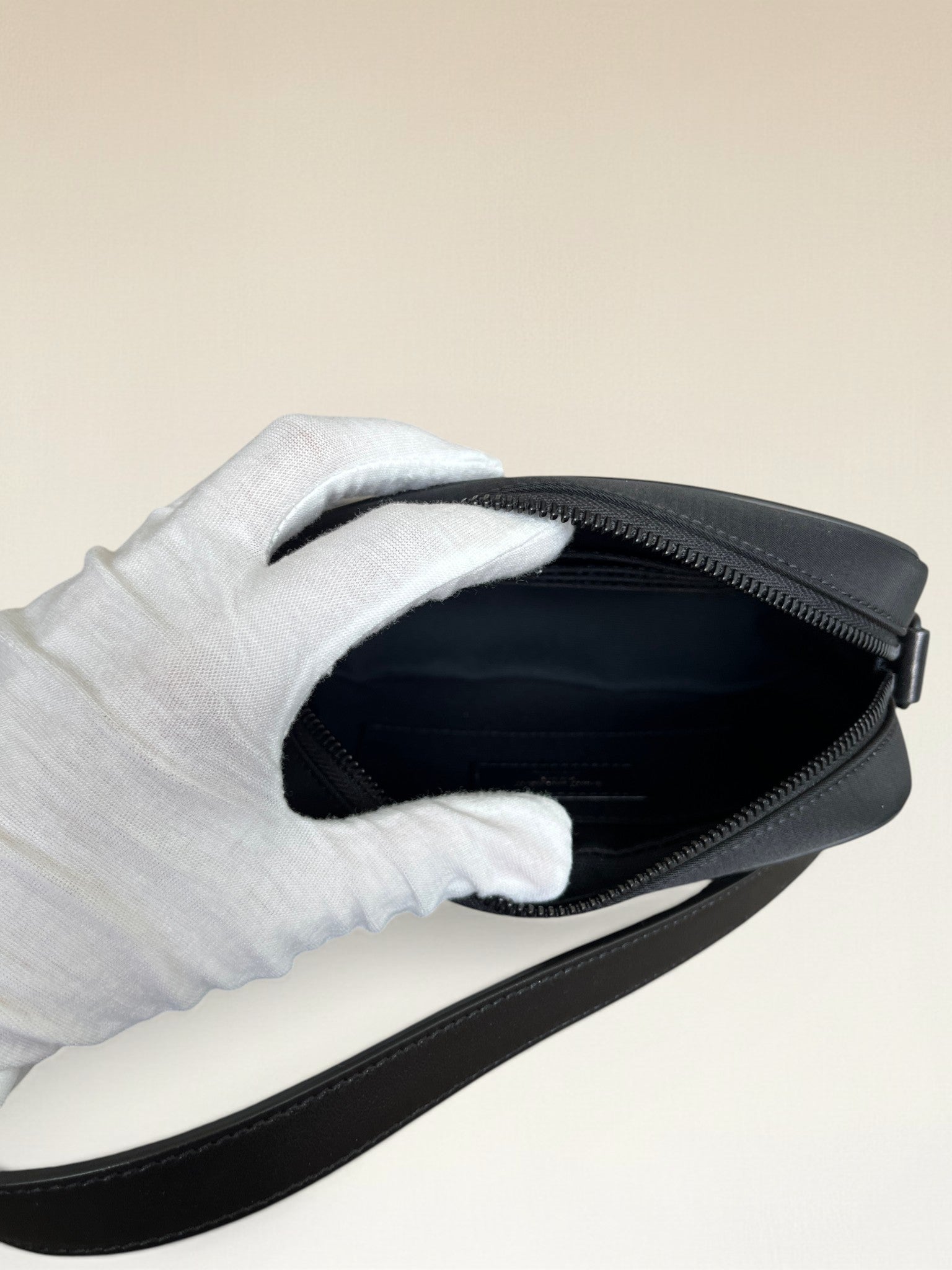 Saint Laurent Nylon Mini Camera Bag With Leather Details