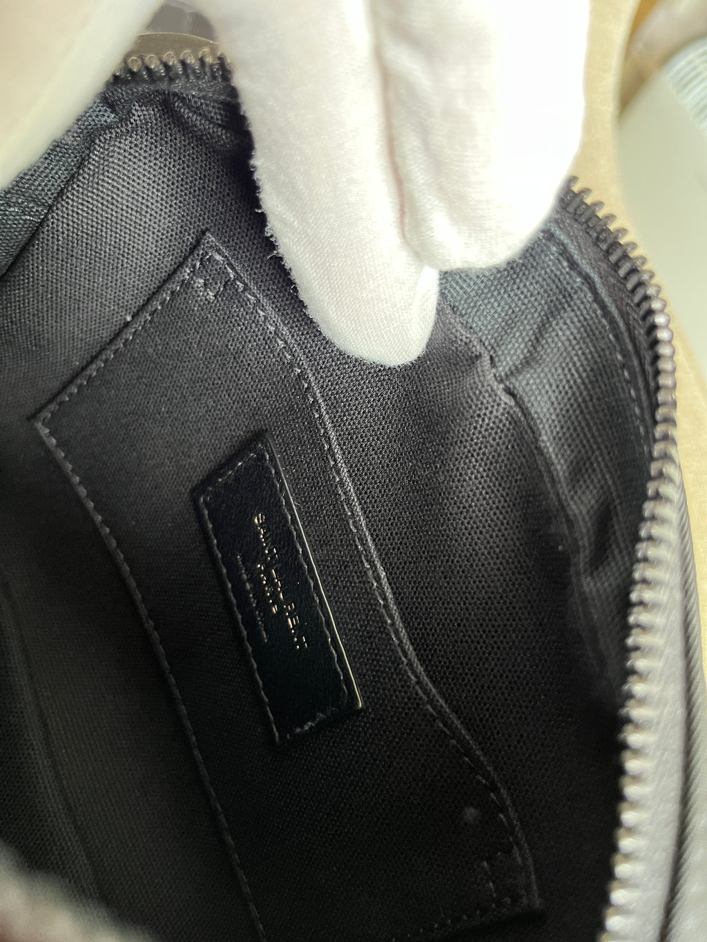 Saint Laurent Nylon Mini Camera Bag With Leather Details