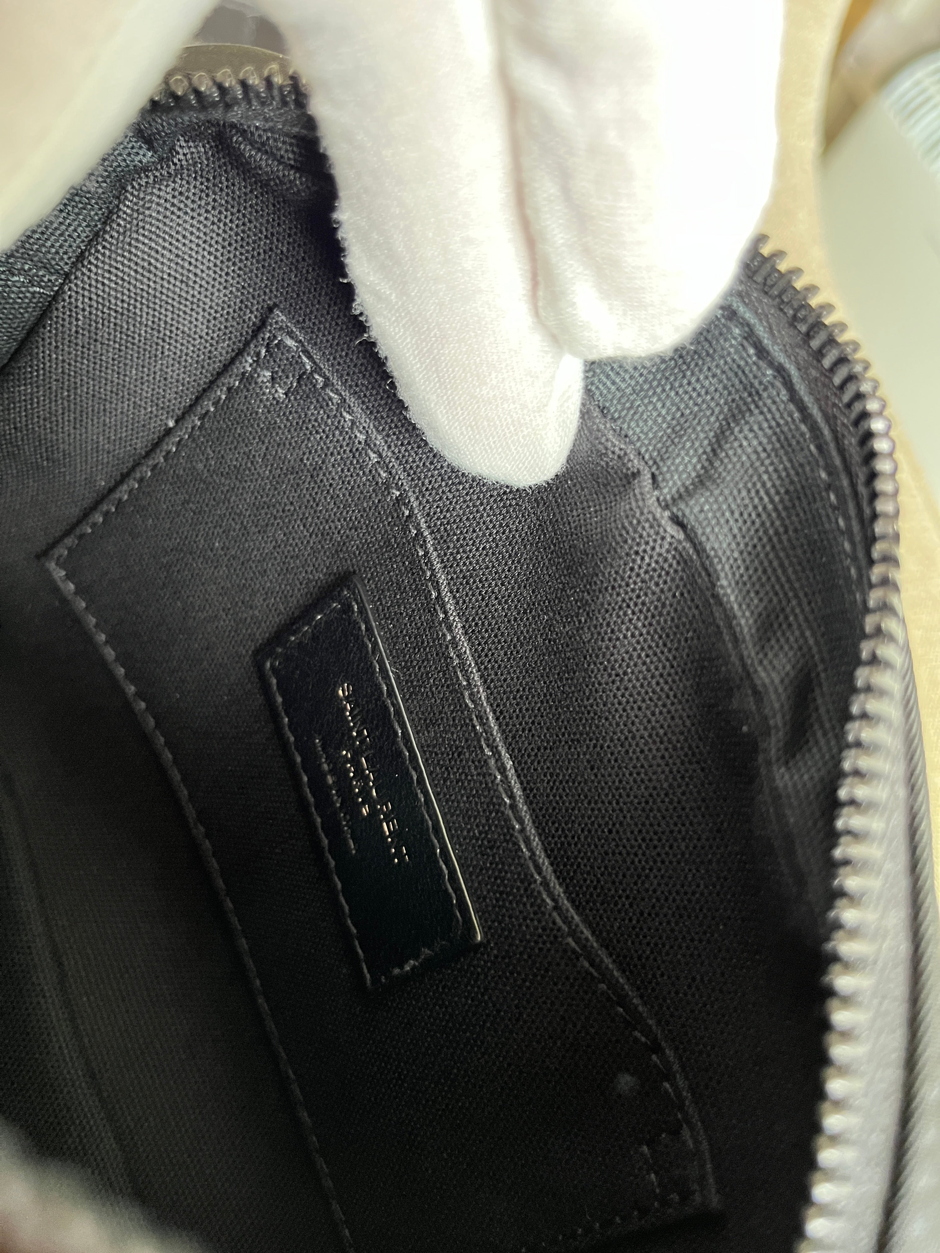 Saint Laurent Nylon Mini Camera Bag With Leather Details