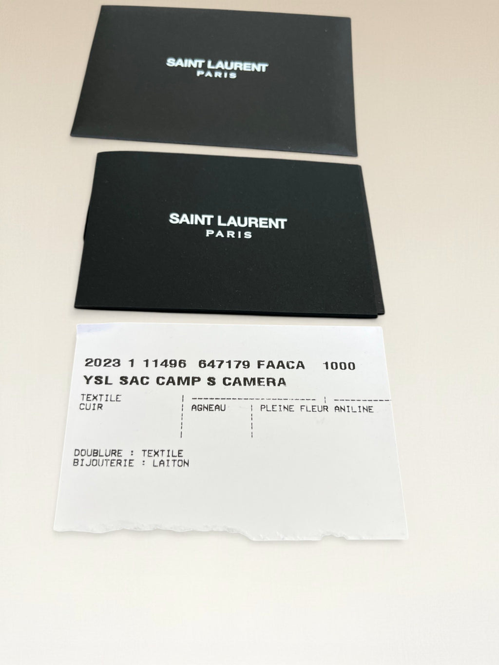 Saint Laurent Nylon Mini Camera Bag With Leather Details