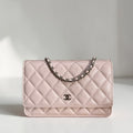 2013-2014 Chanel Classic Wallet On Chain Caviar Pink